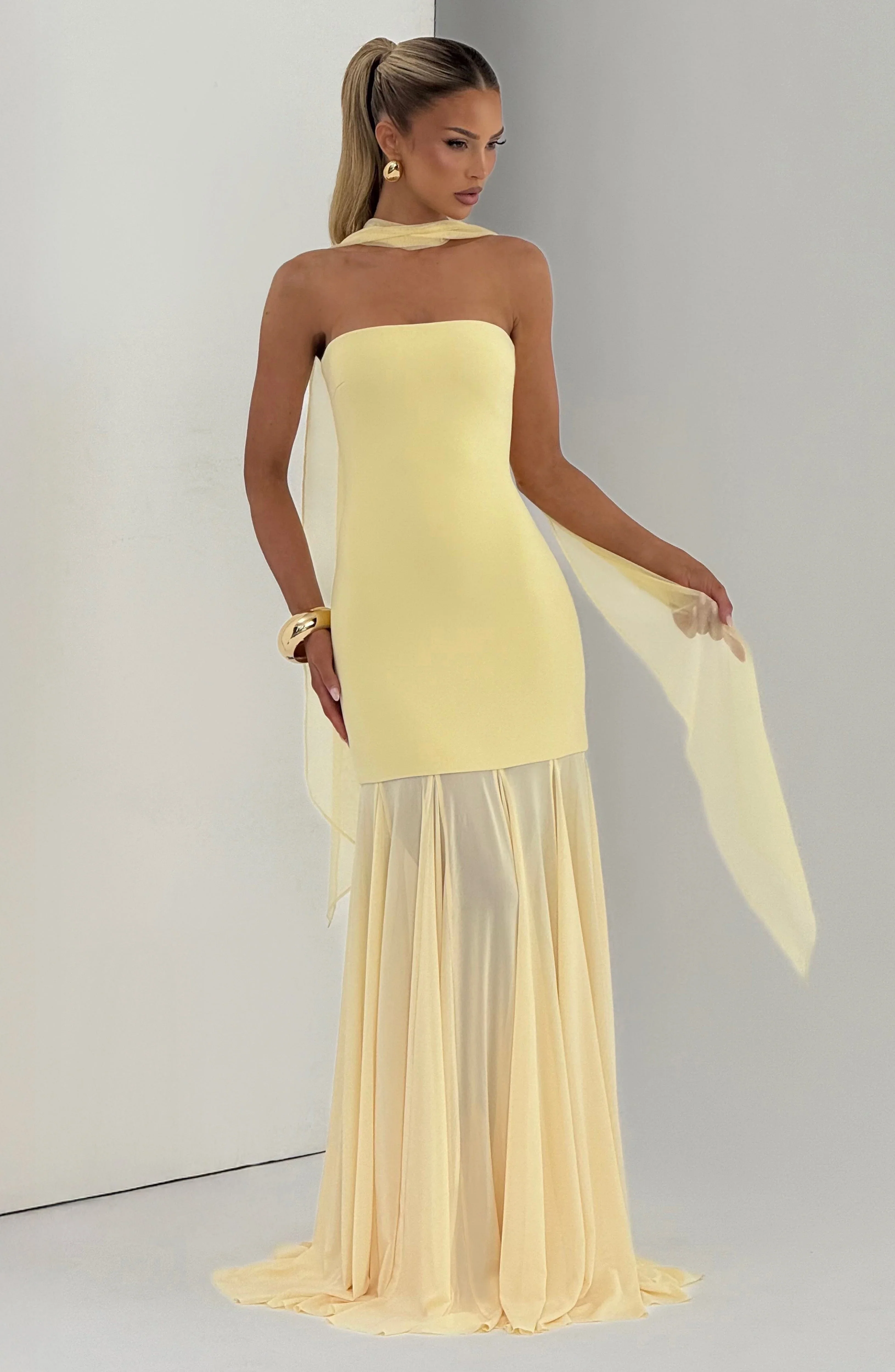 Merritt Gown - Lemon