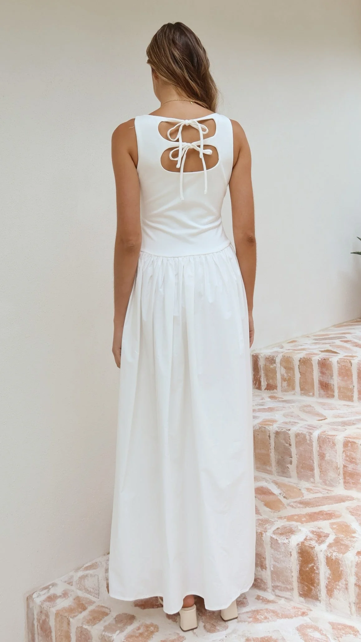 Alita Maxi Dress - White