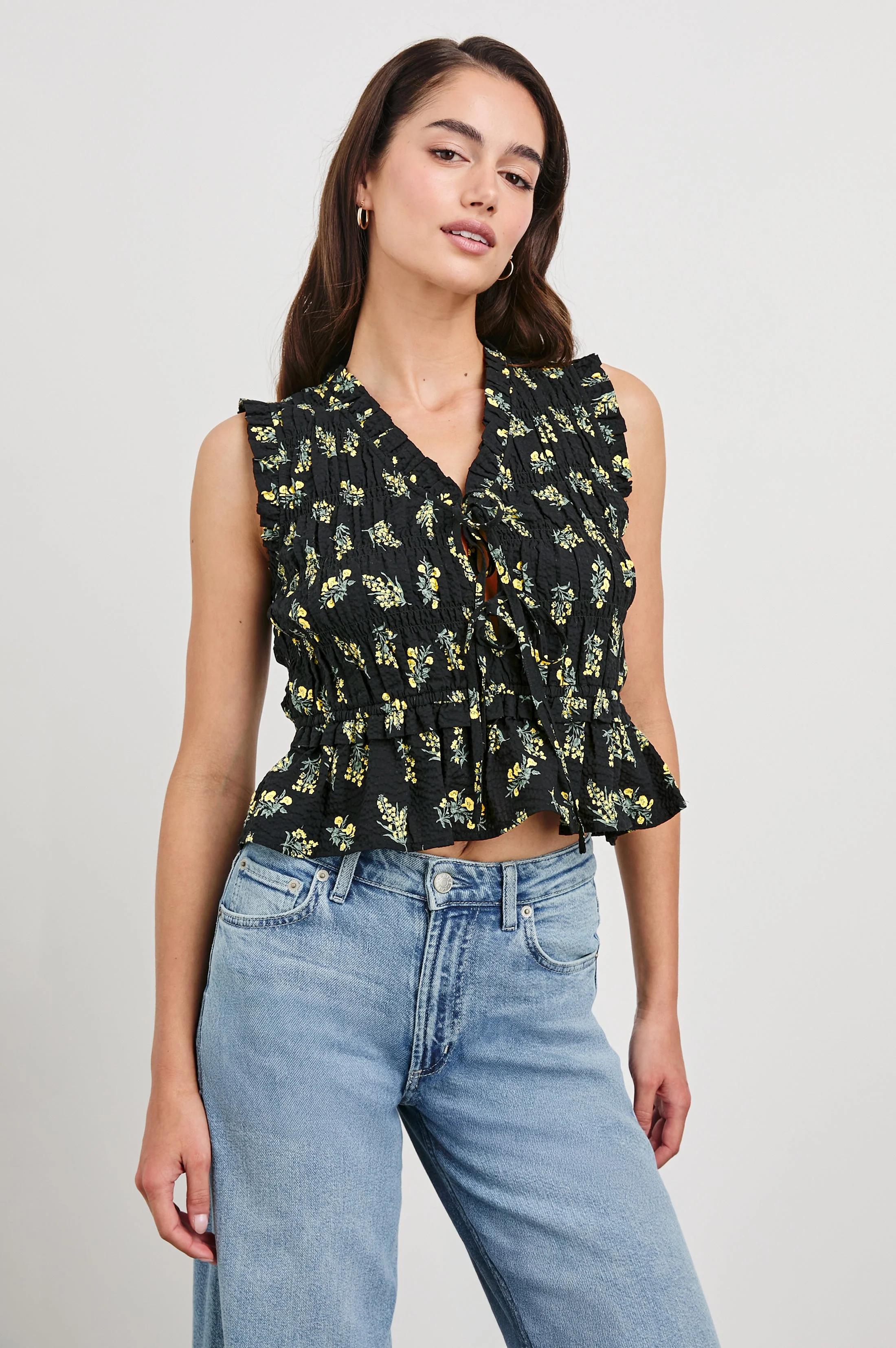 Martine Top - Dark Amaryllis