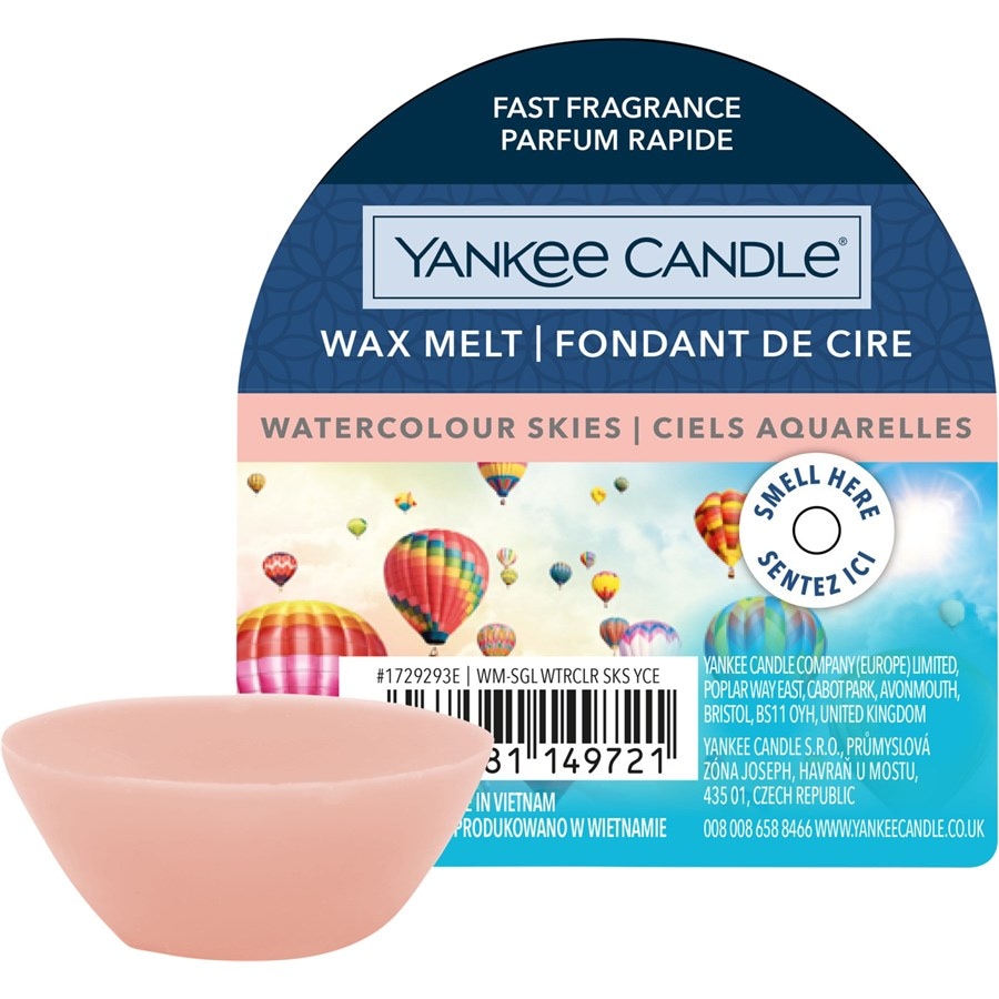 Yankee Candle Wosk zapachowy Watercolour Skies Różowy