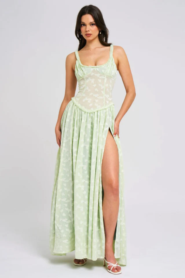 Jacquard Maxi Dress
