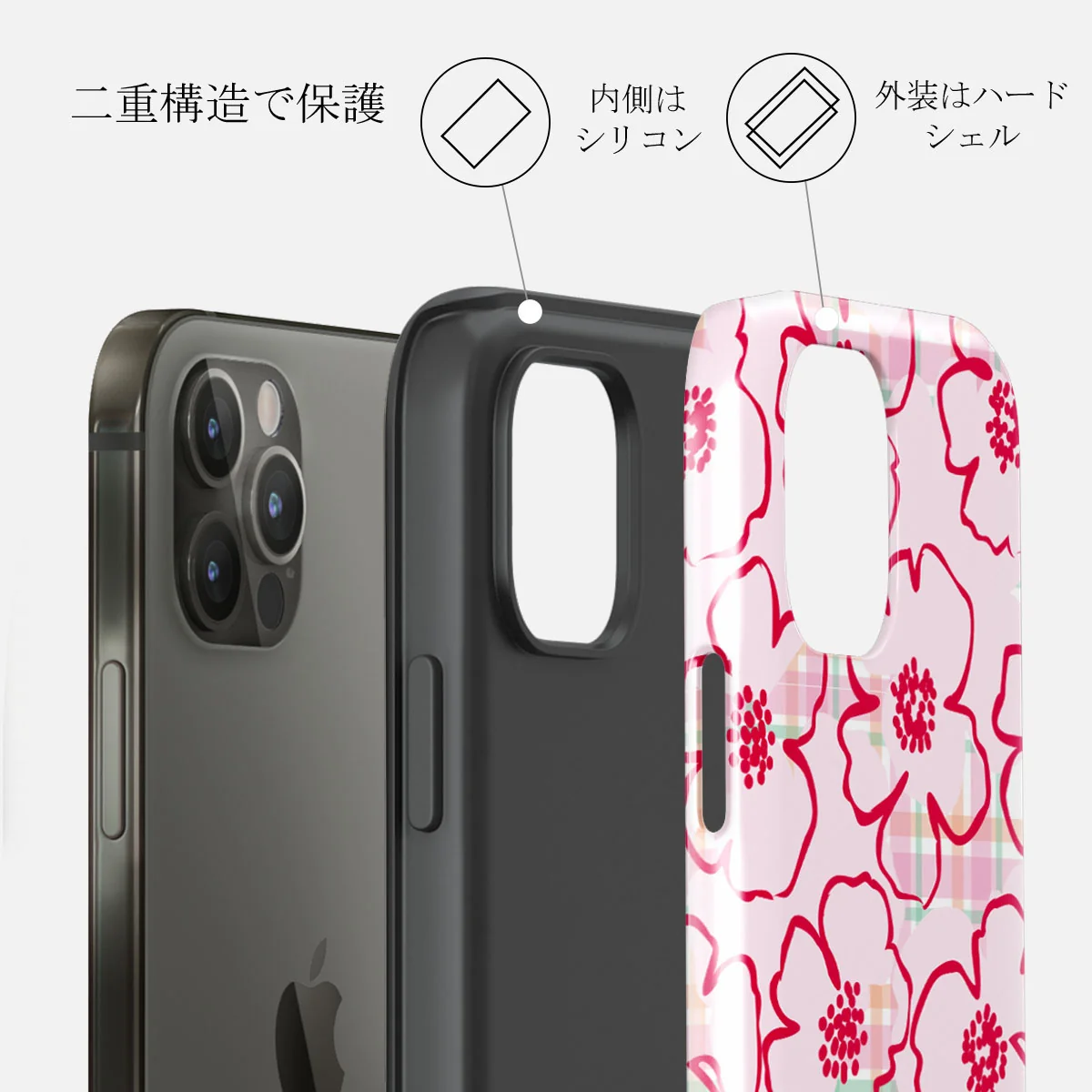 Flower Girl - iPhone 12 Pro ケース