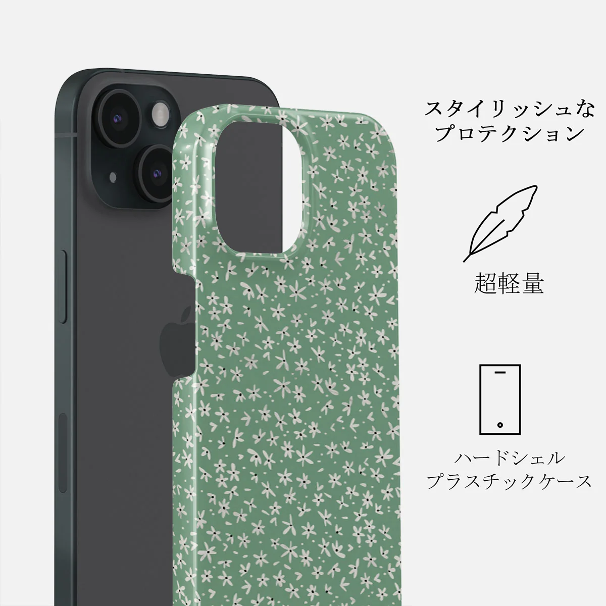 Lush Meadows - Floral iPhone 15 Plus ケース