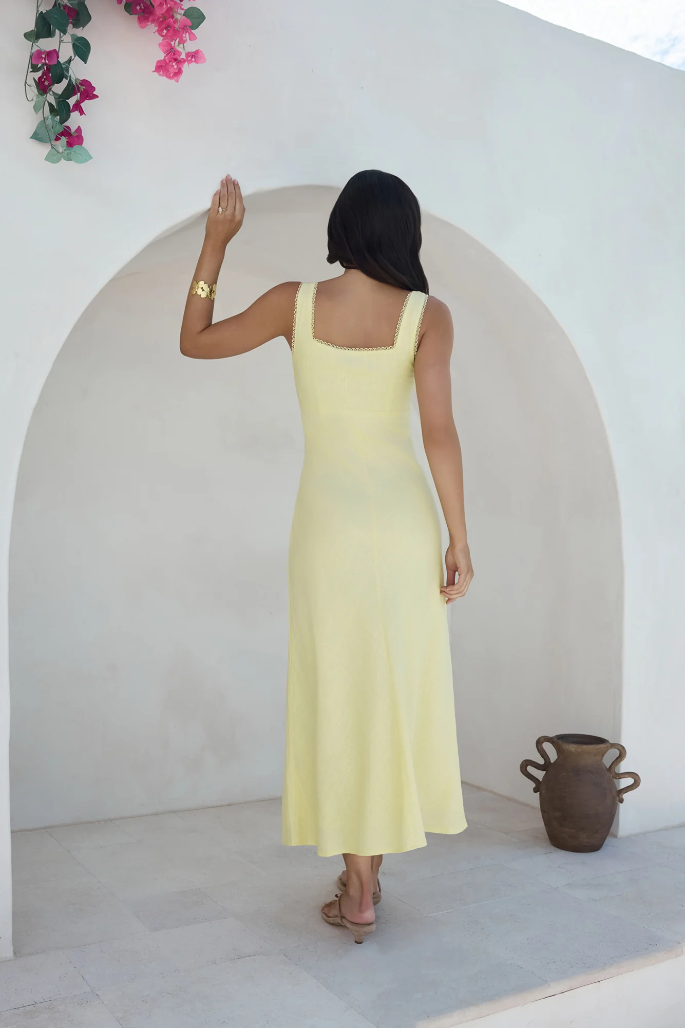 Lemon Squeeze Maxi Dress Yellow