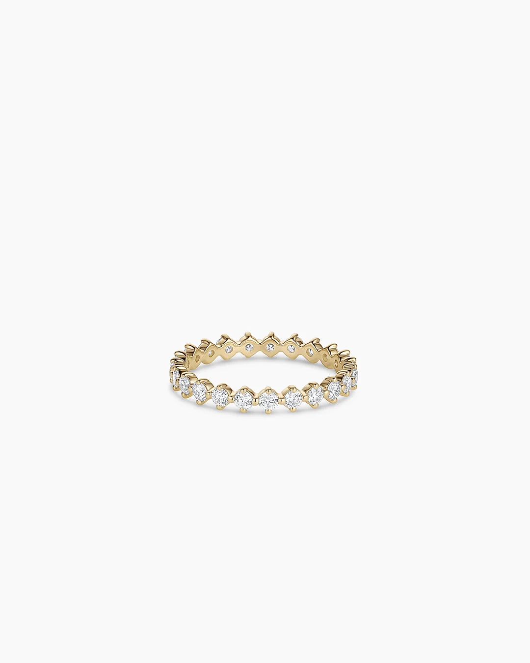 14K Lab Grown Diamond Mercer Eternity Ring 2mm