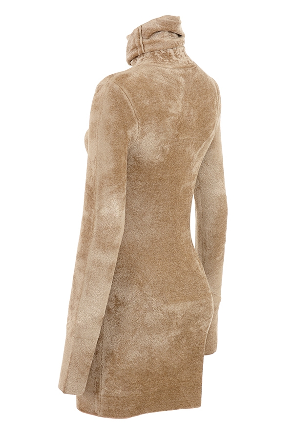 Fawn Chenille Mini Dress