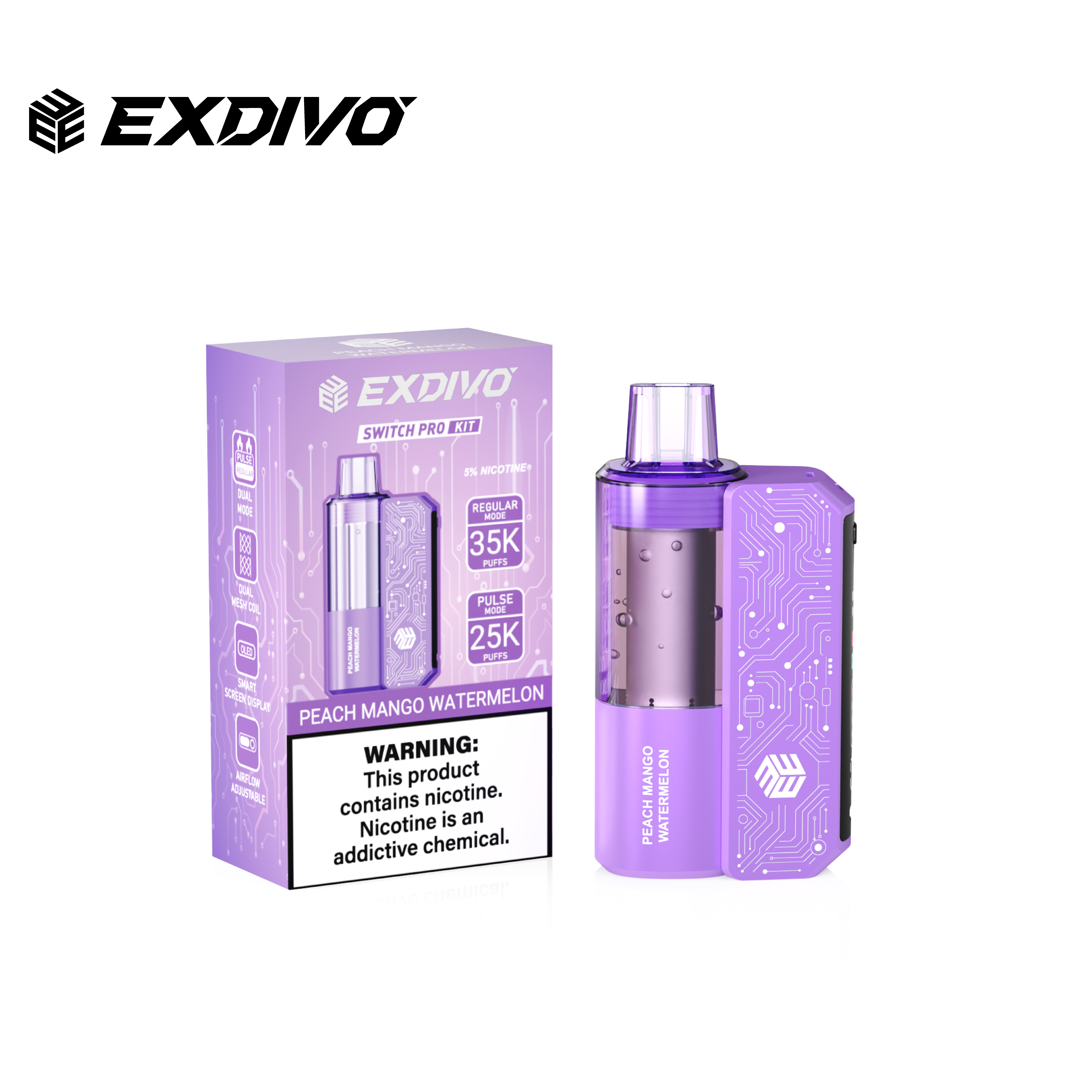 EXDIVO Bright Mirror 35000 Puffs