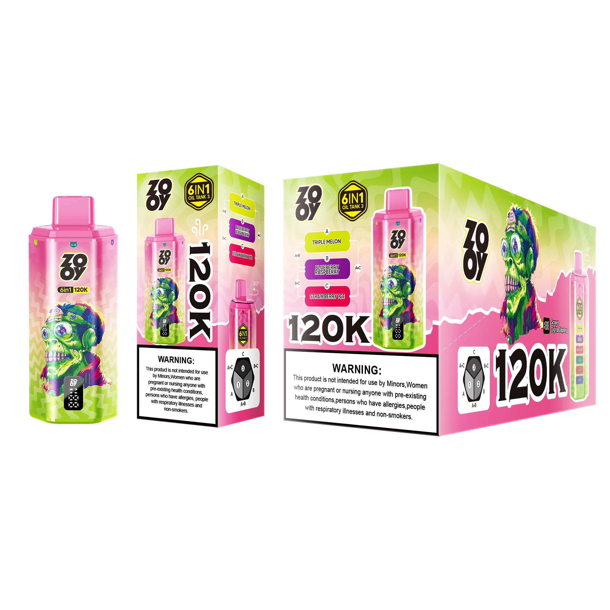 ZOOY TANK 120K/1 BOX(10 PCS)