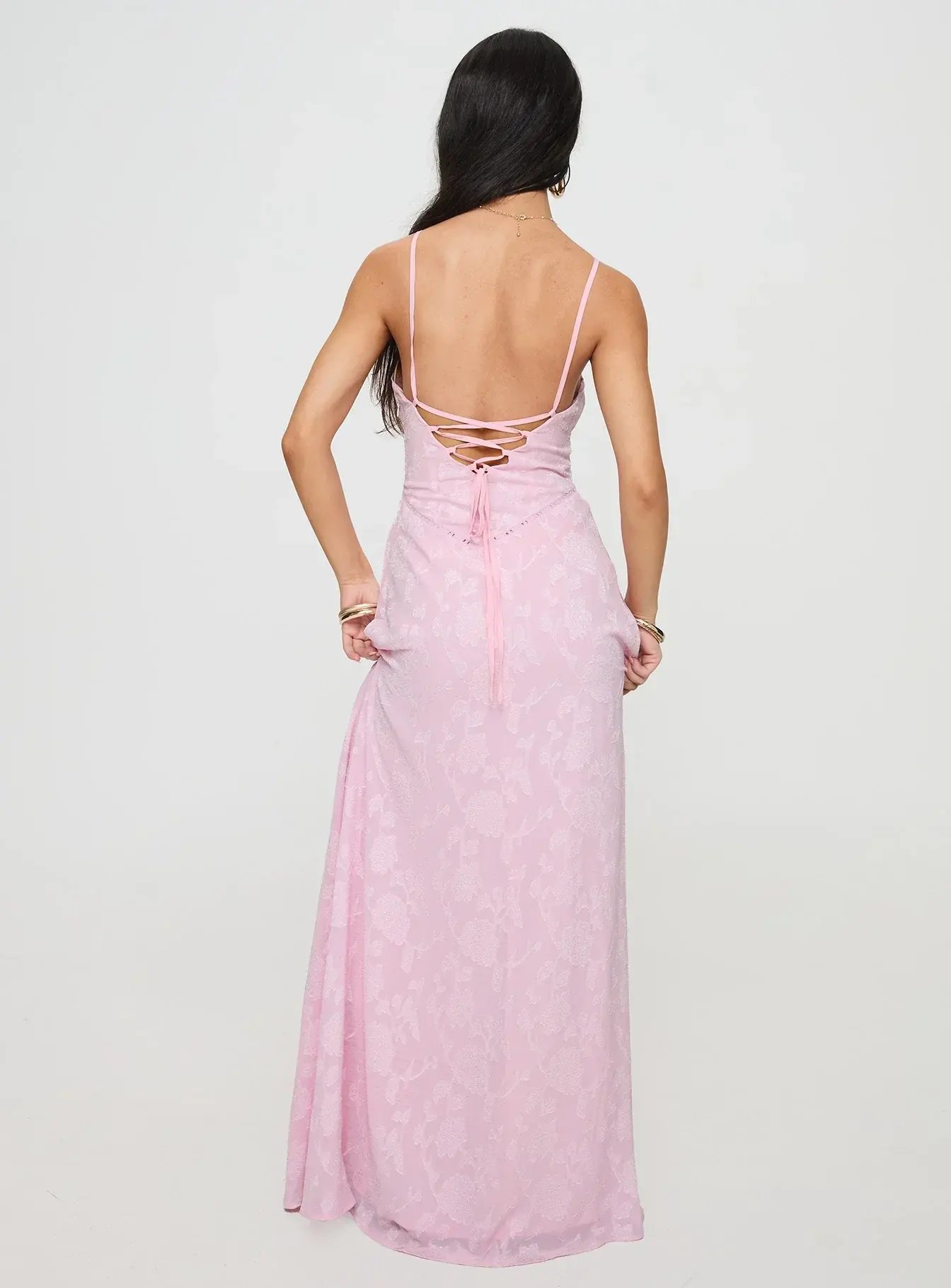 South Of France Maxi Dress Pink - luluinthesky