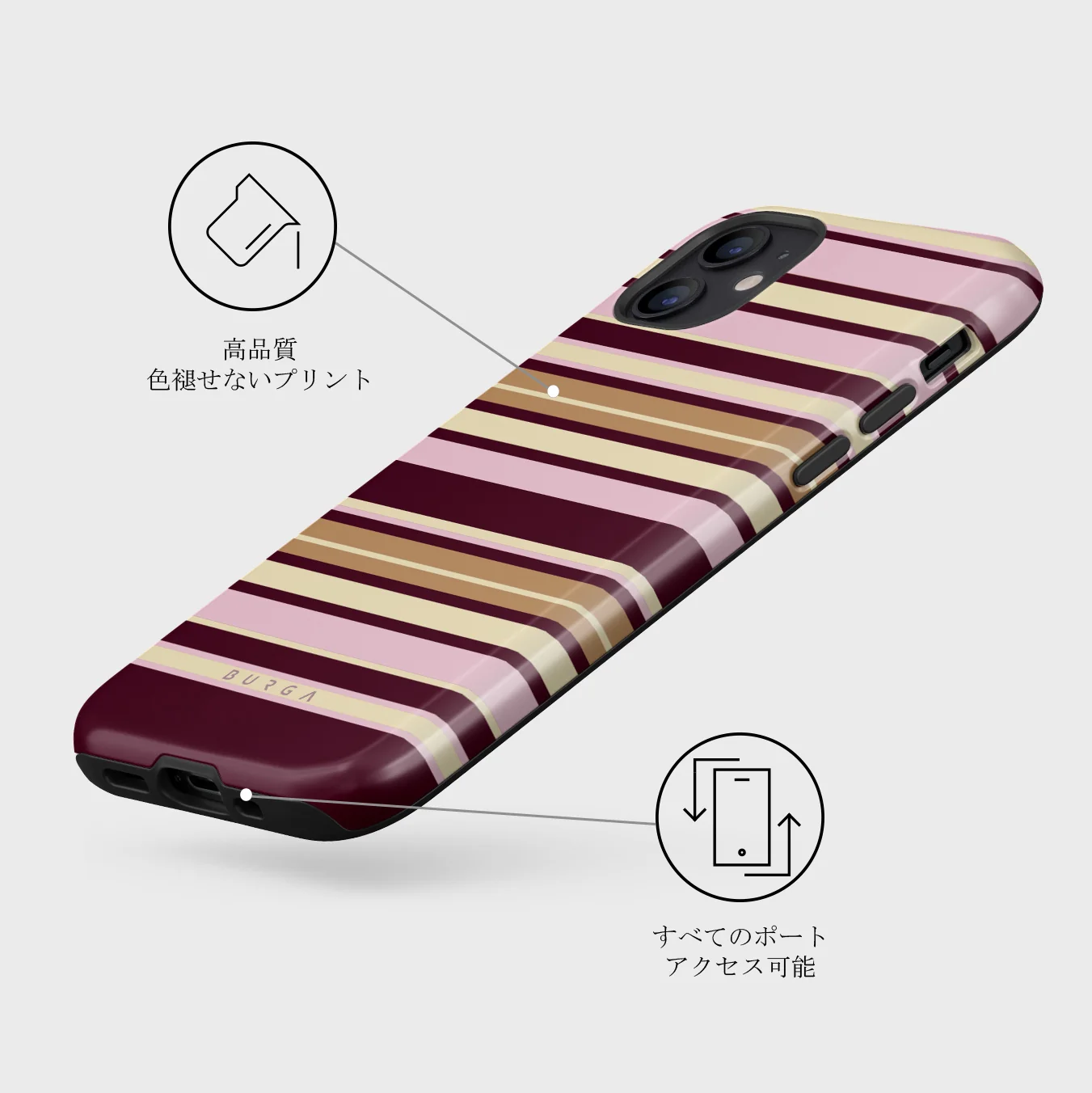 Berry Layers - iPhone 12 ケース