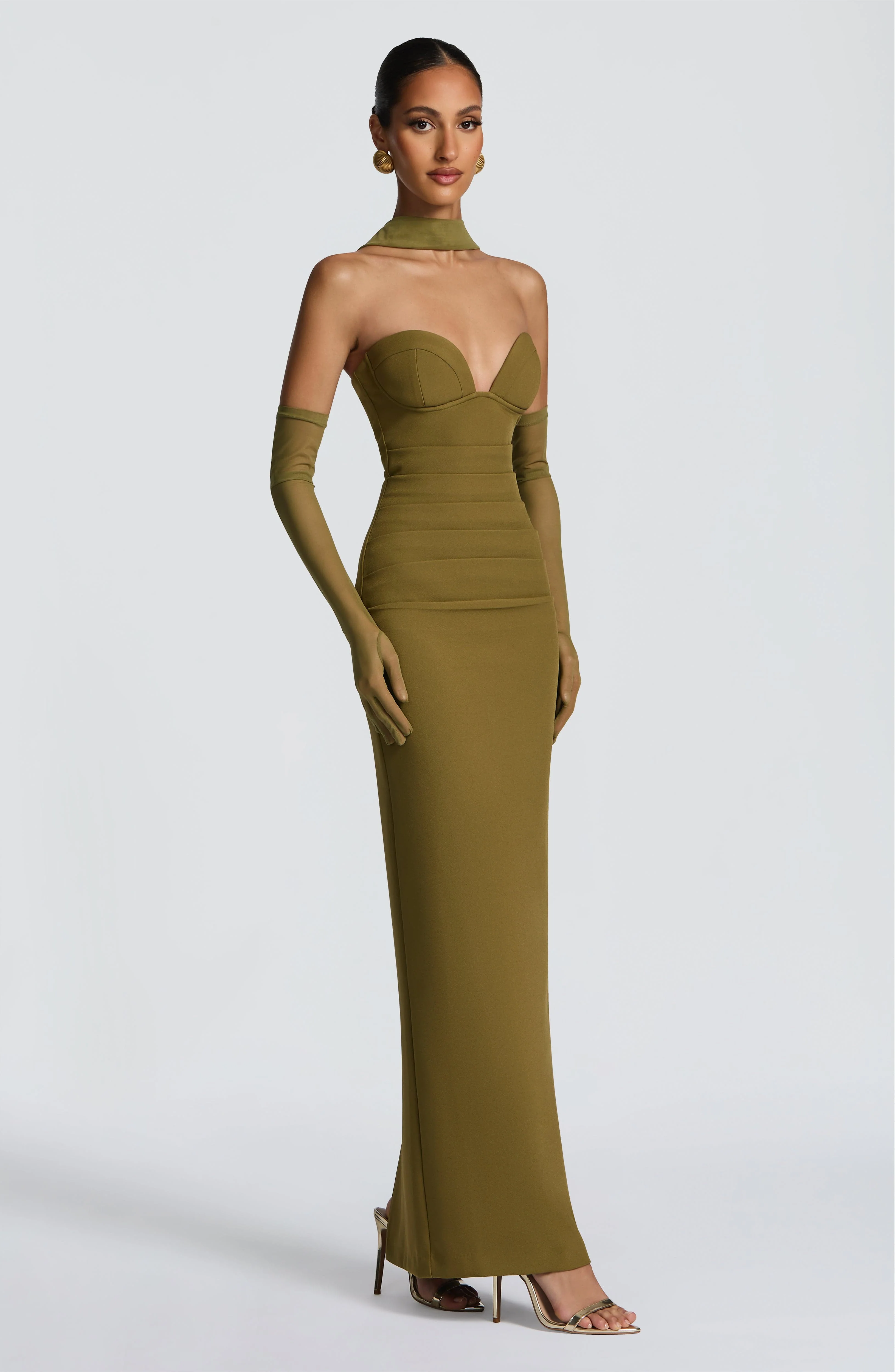 Ayla Scarf - Deep Olive