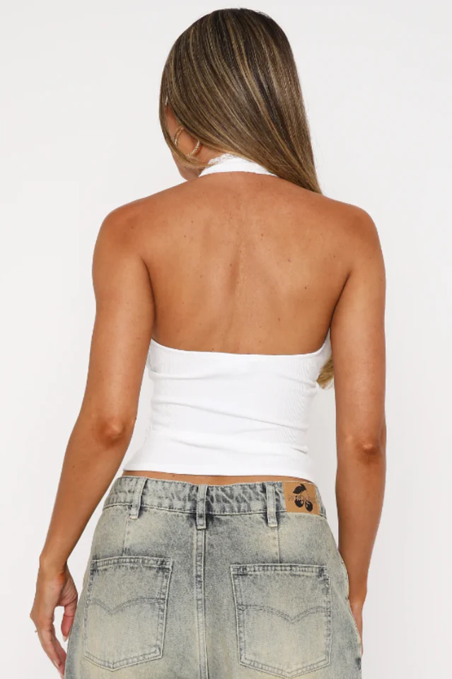 Believing The Lies Halter Top