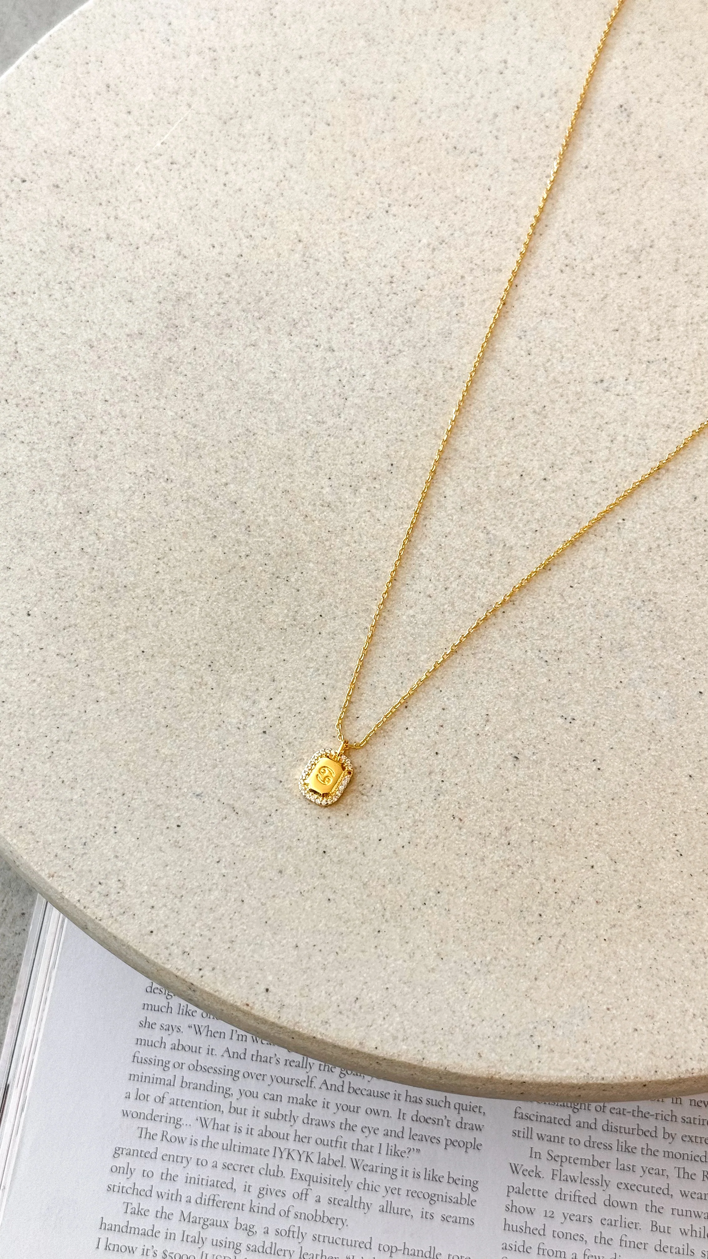 Zodiac Necklace - Cancer