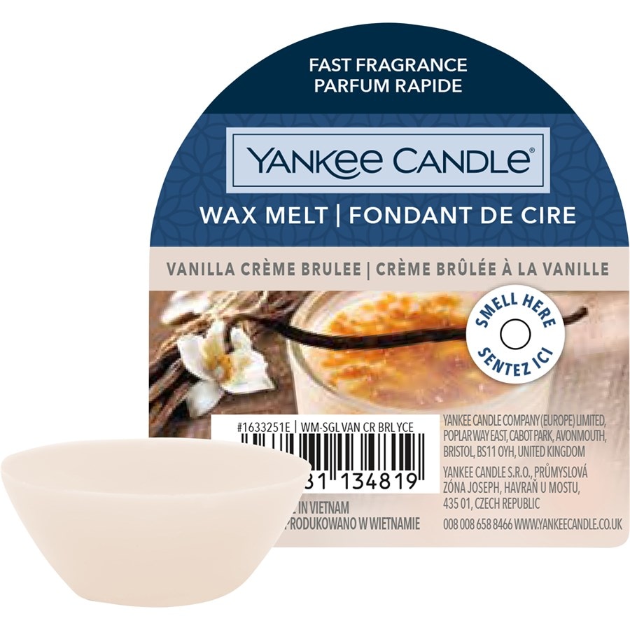 Yankee Candle Wosk zapachowy Vanille Creme Brûlée Brązowy