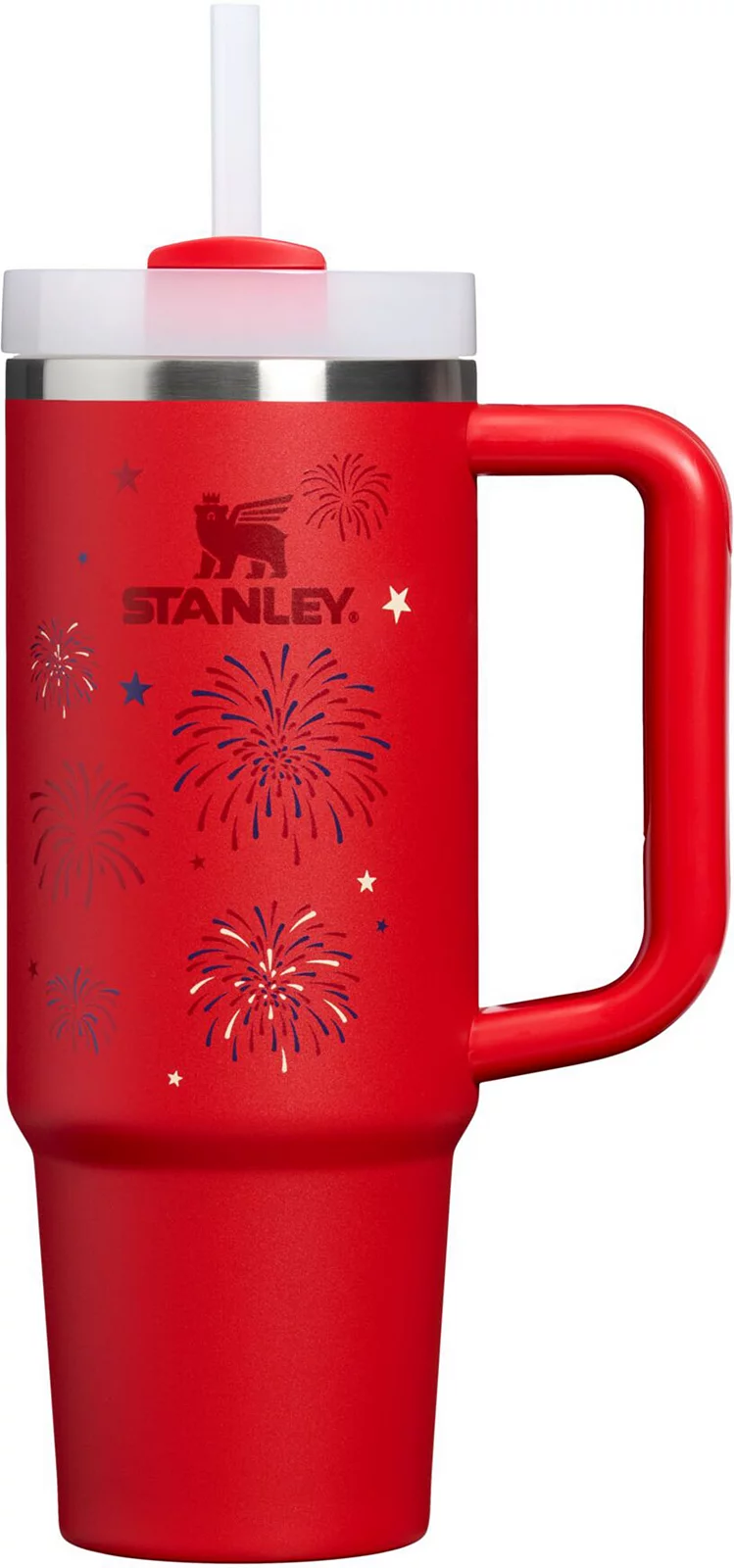 Stanley 30 oz. Quencher H2.0 FlowState Tumbler - Chili Red Fireworks