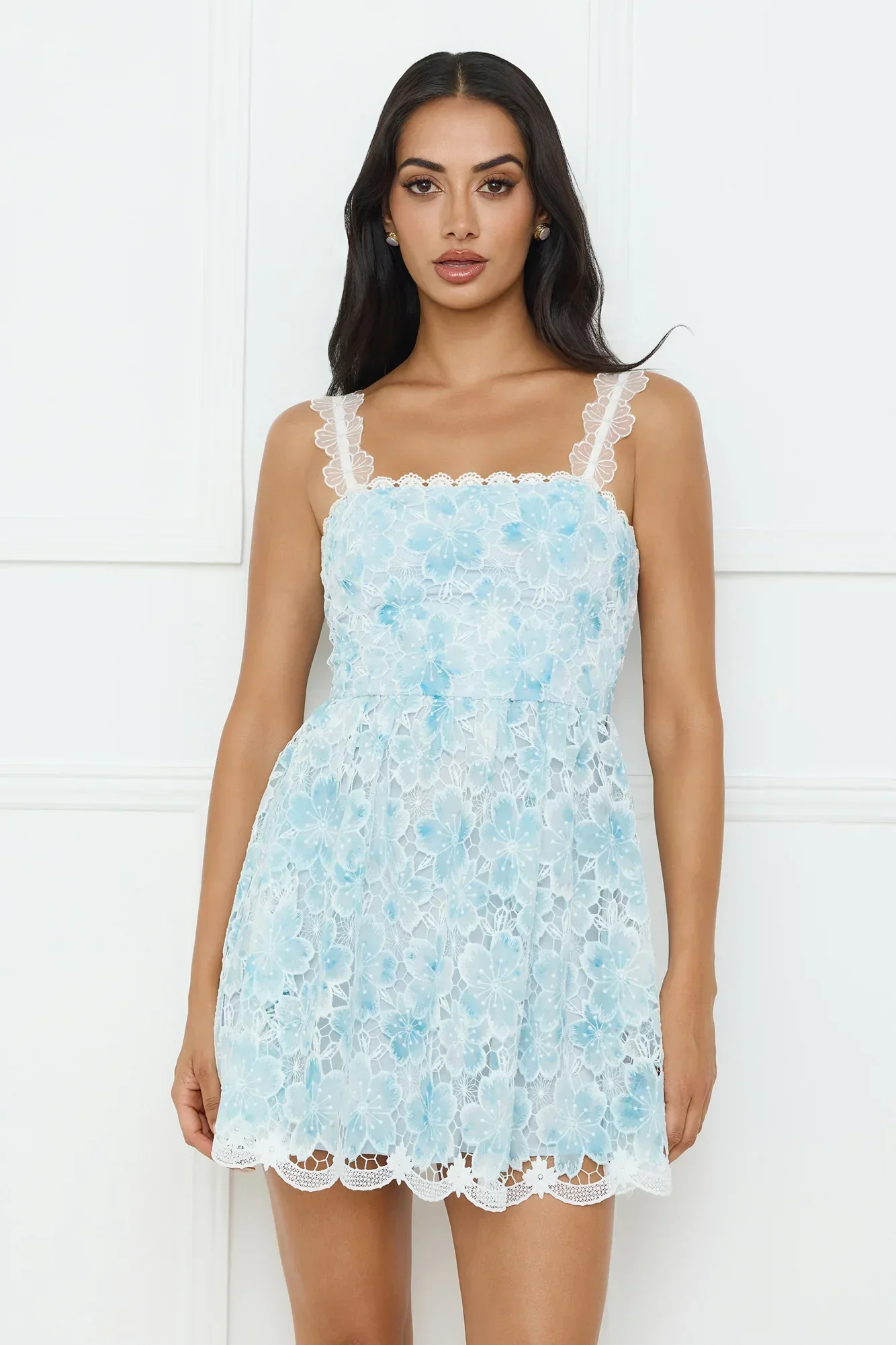 Vivid Bloom Mini Dress