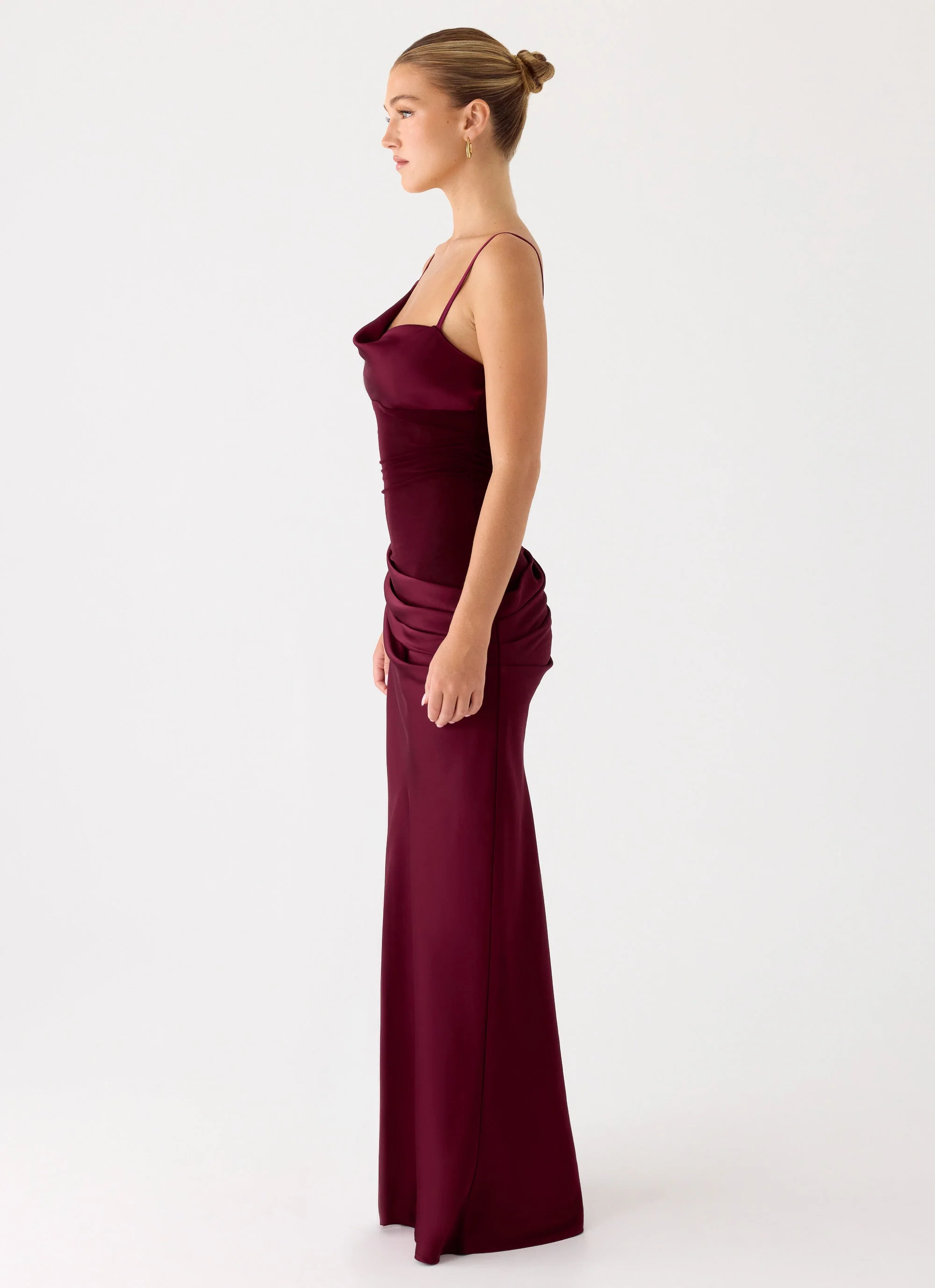 Eternal Energy Maxi Dress - Merlot - luluinthesky