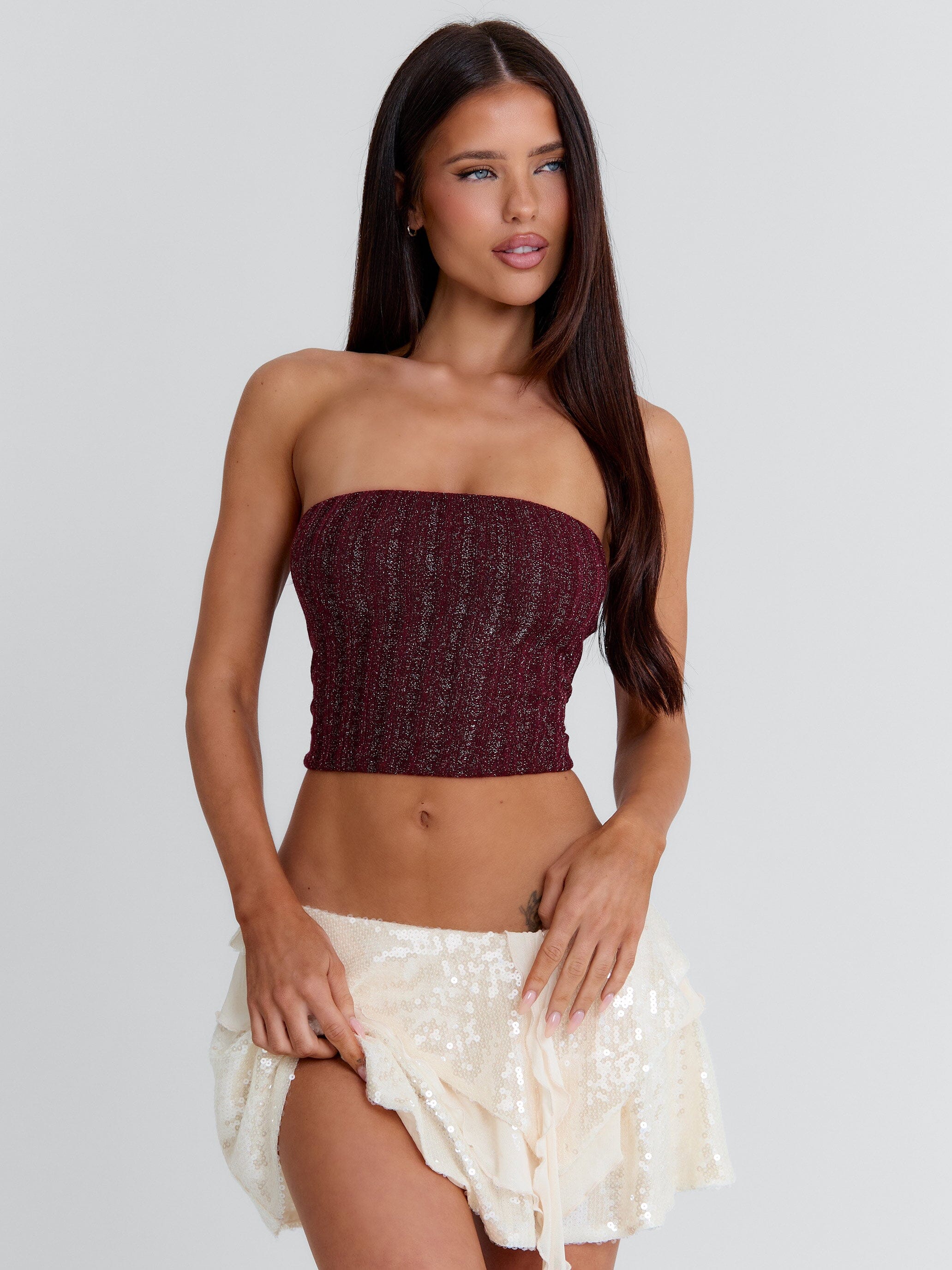 Stacy Mini Skirt Ivory