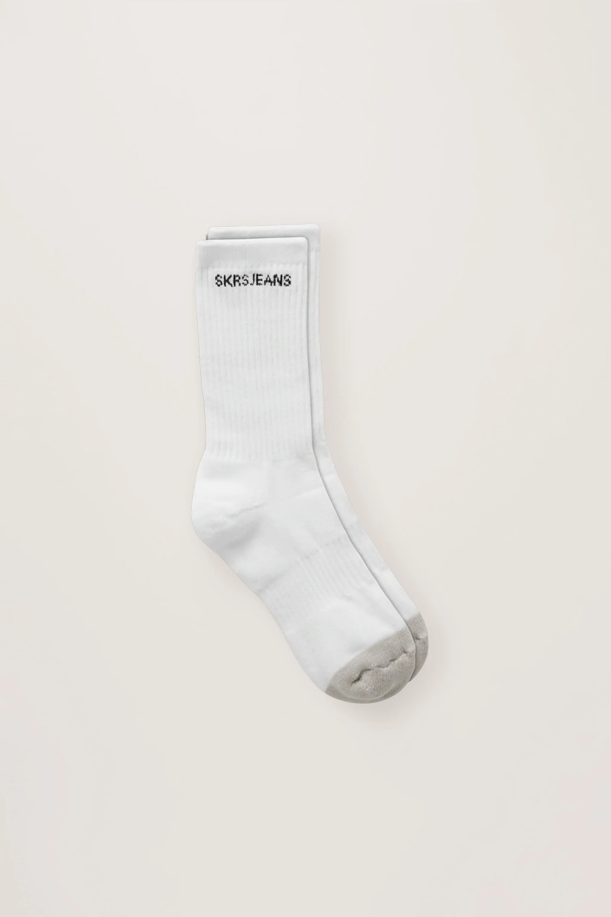 SKRS Classic Crew Socks in White