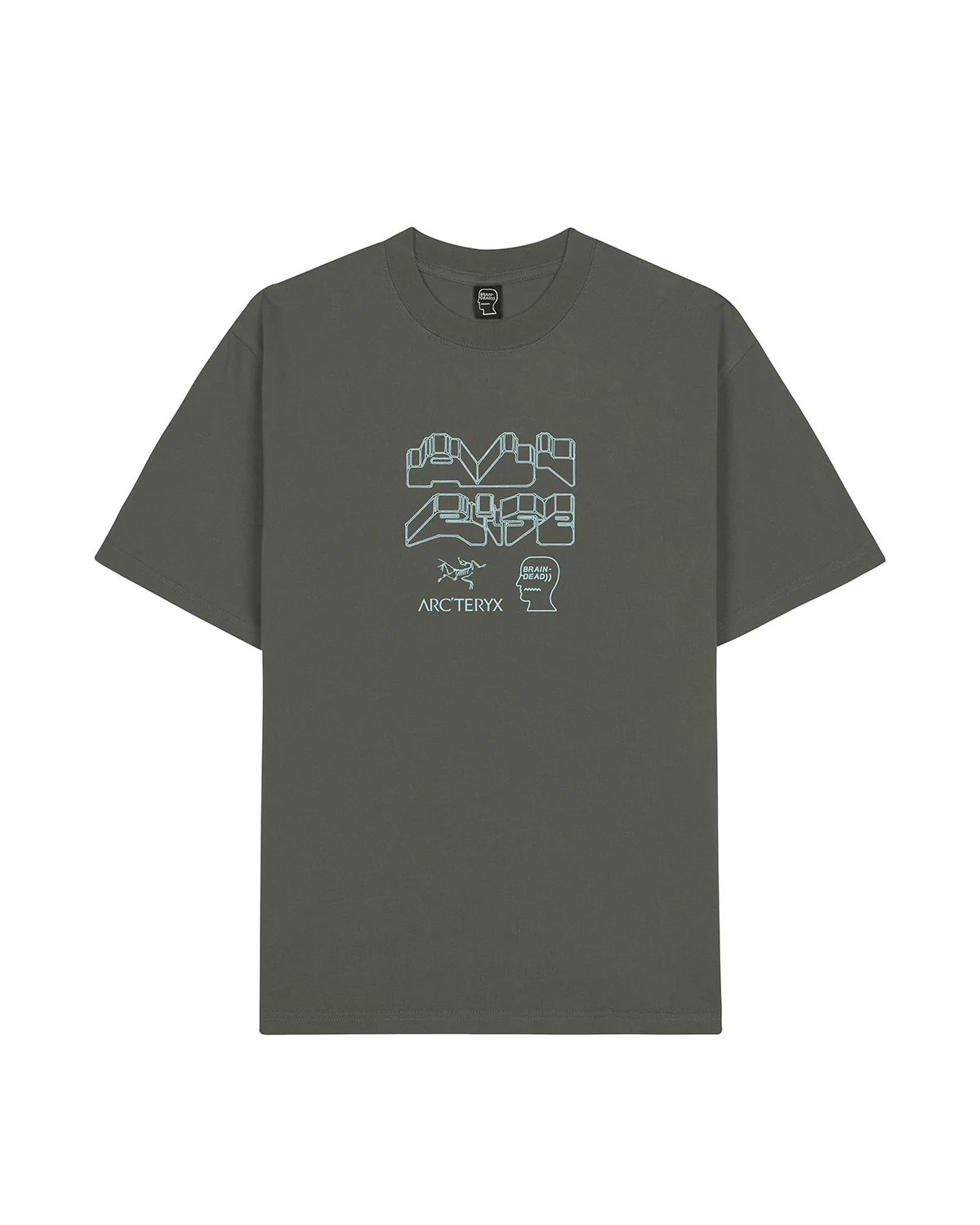 Brain Dead x Arc'teryx All Rise London T-shirt - Forest Green