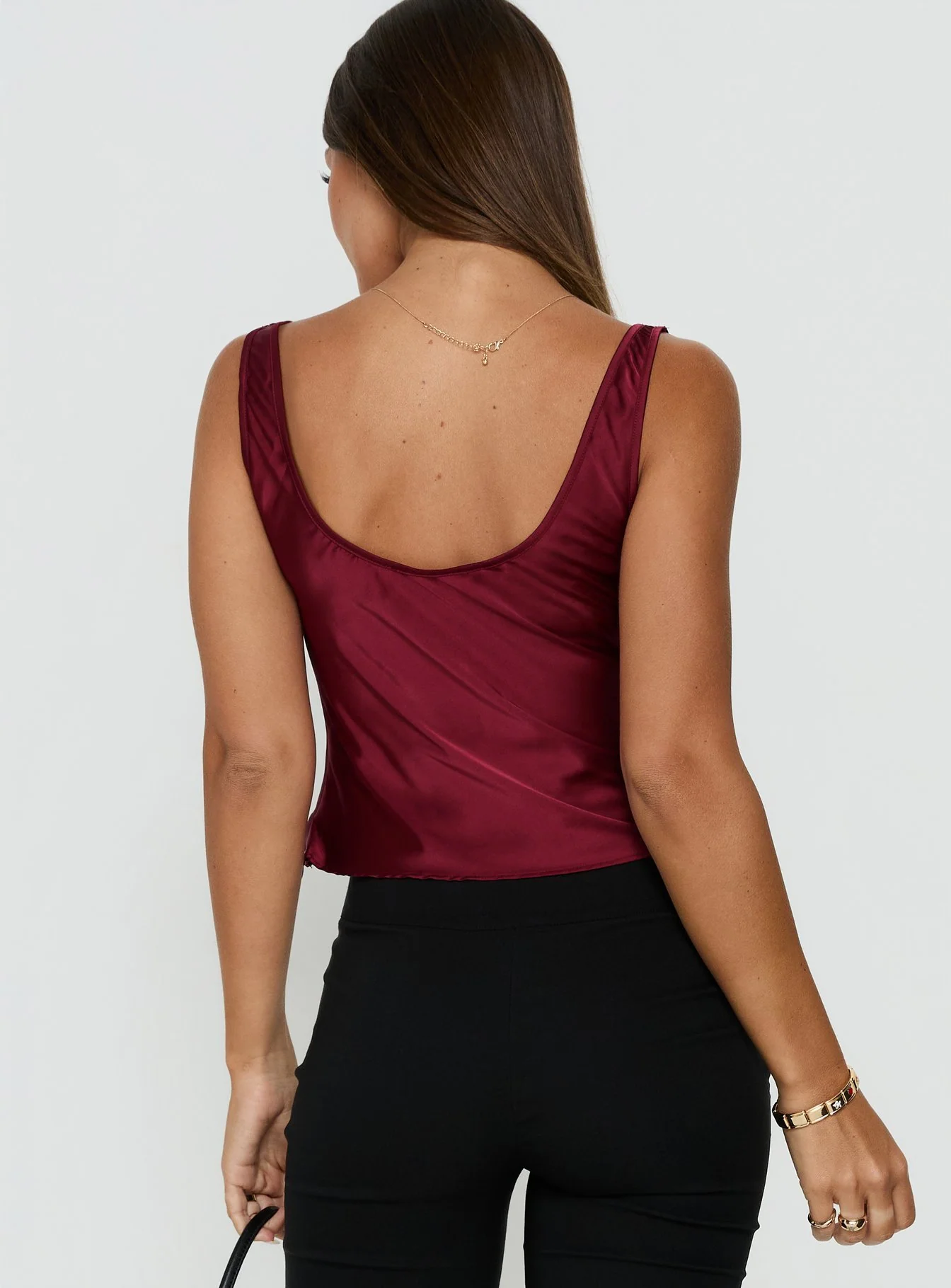 Delilah Top Burgundy