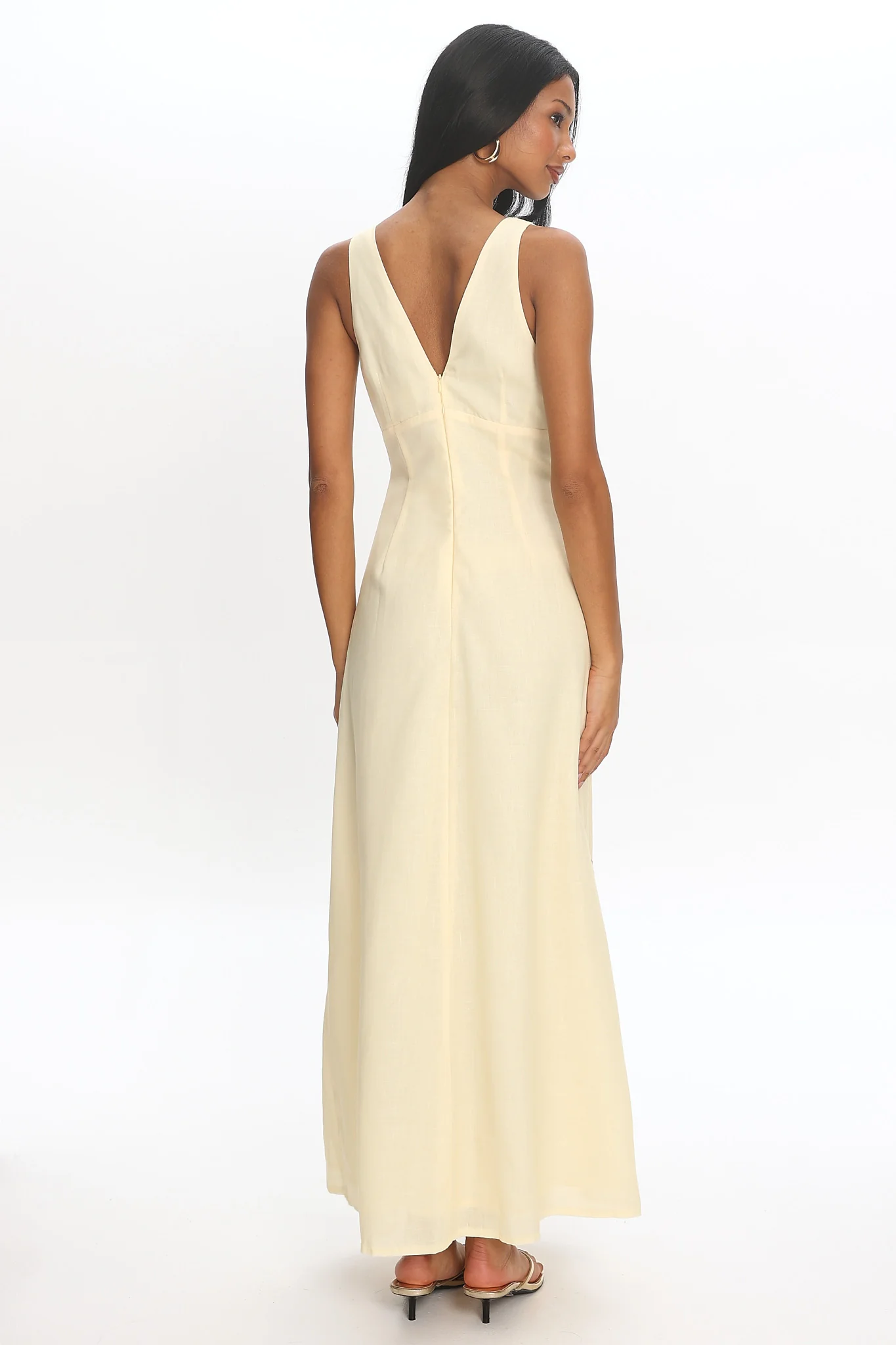 Meadow Bloom Maxi Dress Butter Yellow - luluinthesky