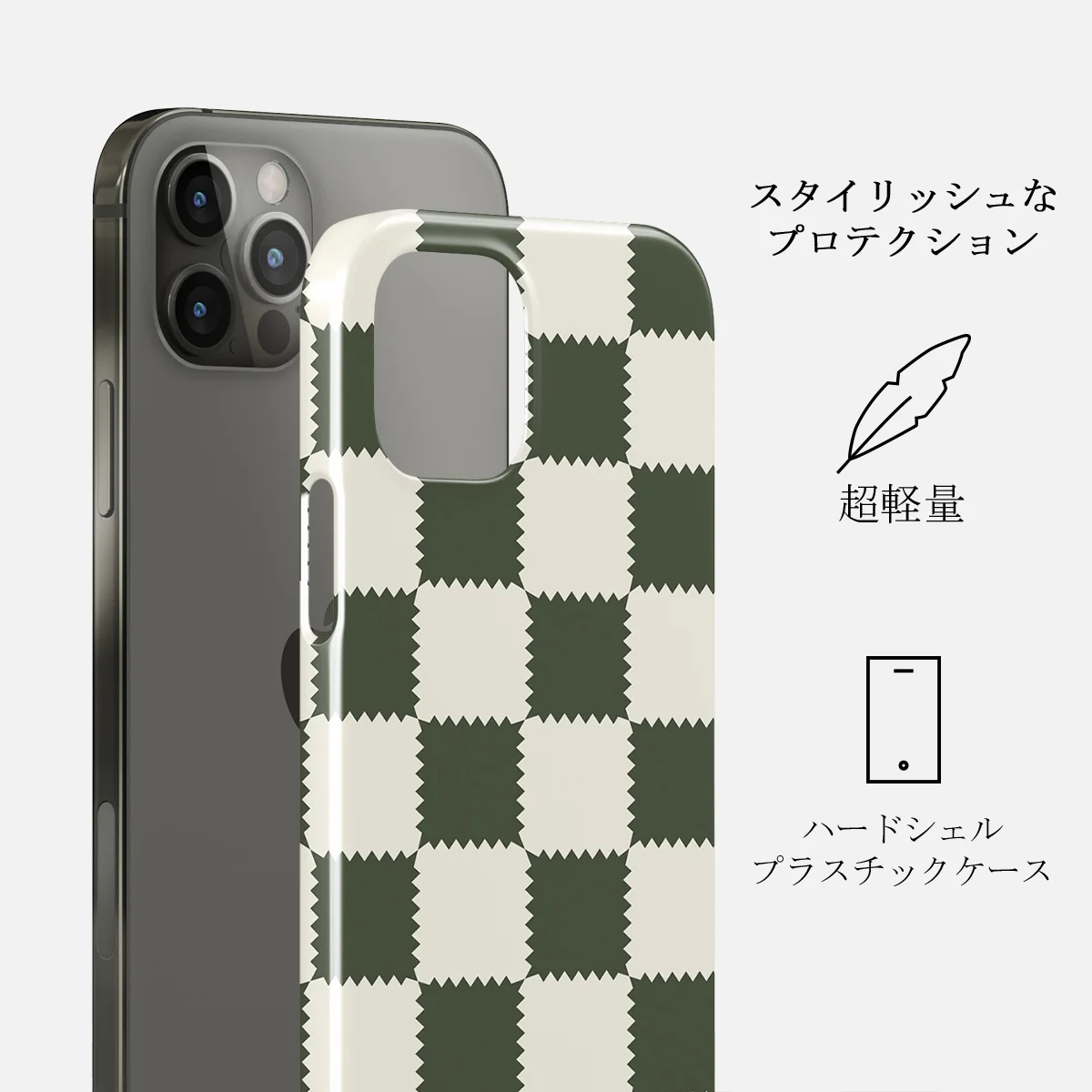 Retro Grid - iPhone 12 Pro Max ケース
