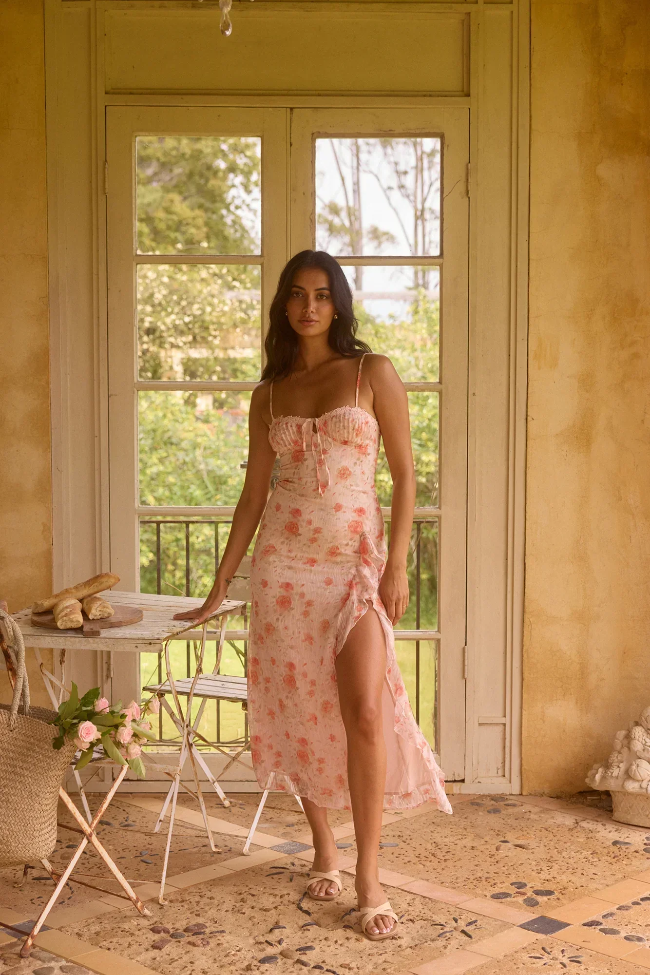 Blossom Bliss Maxi Dress in Pink - luluinthesky