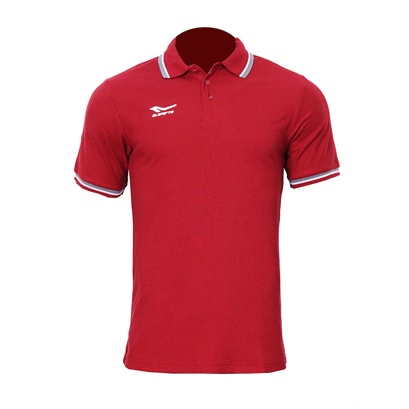 AL Men's Coated II Polo Tee Maroon BA01038335