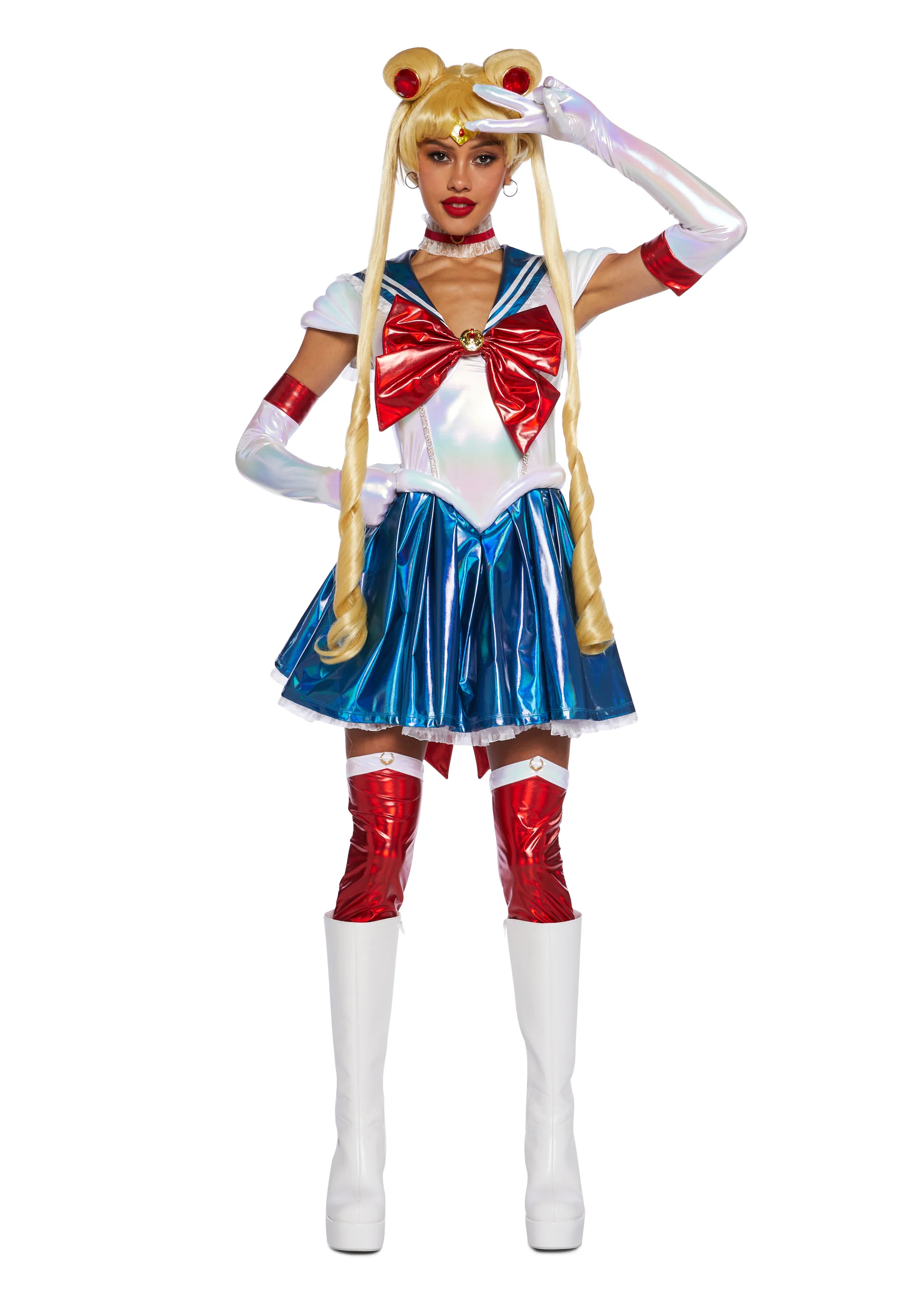 Celestial Sailor Costume And Wig Set