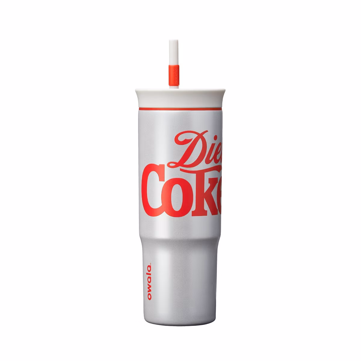 Owala 24oz Special Edition Diet Coke Stainless Steel Straw Tumbler - Classic Diet Coke