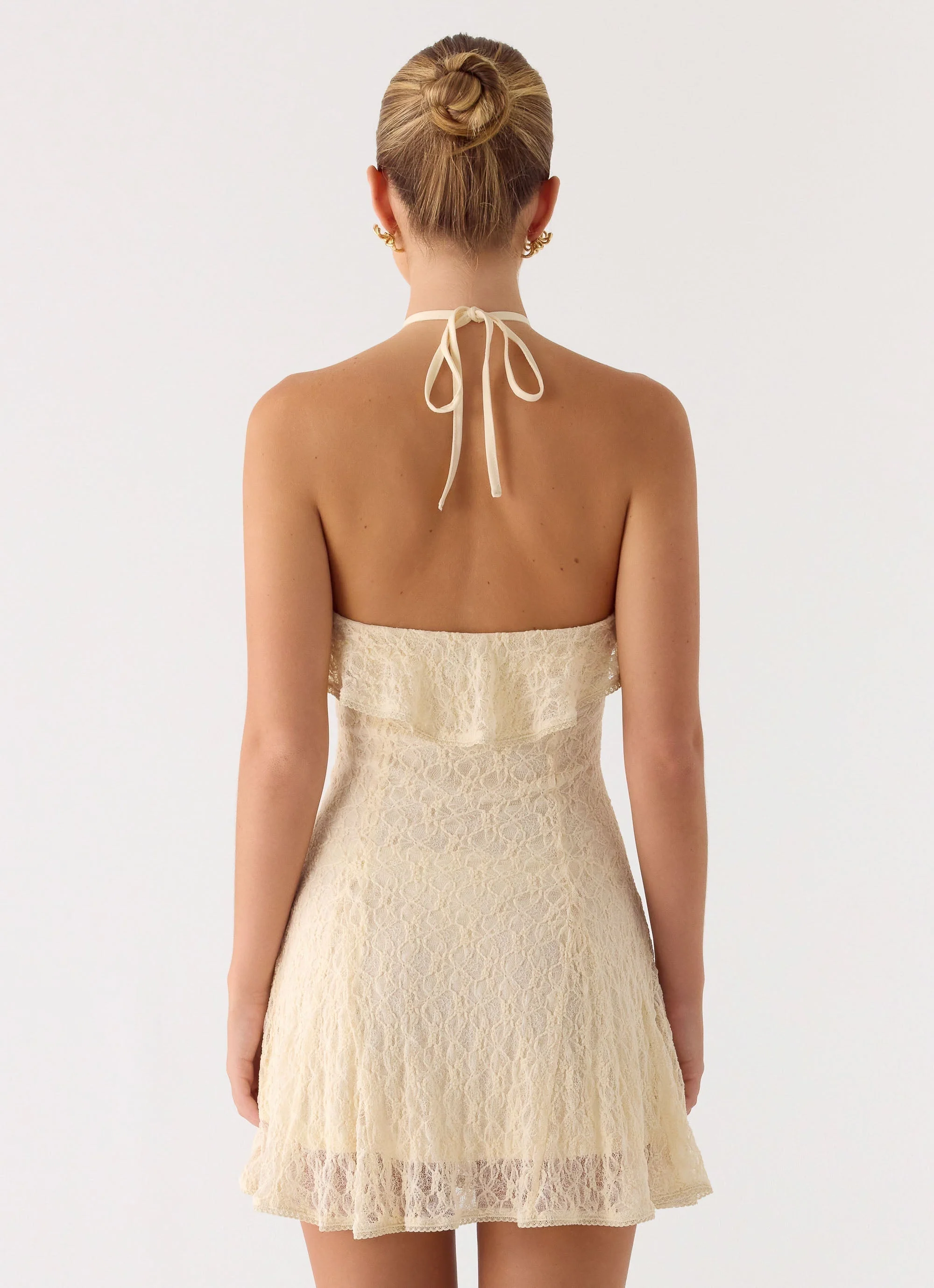 Every Second Mini Dress White - luluinthesky