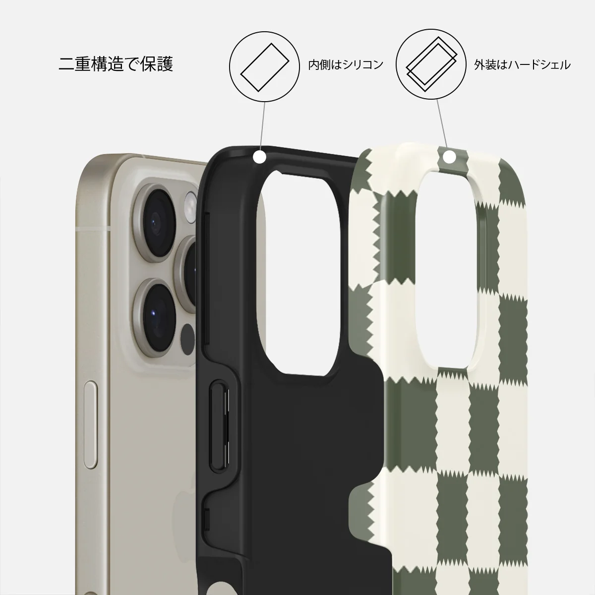 Retro Grid - iPhone 16 Pro Max ケース