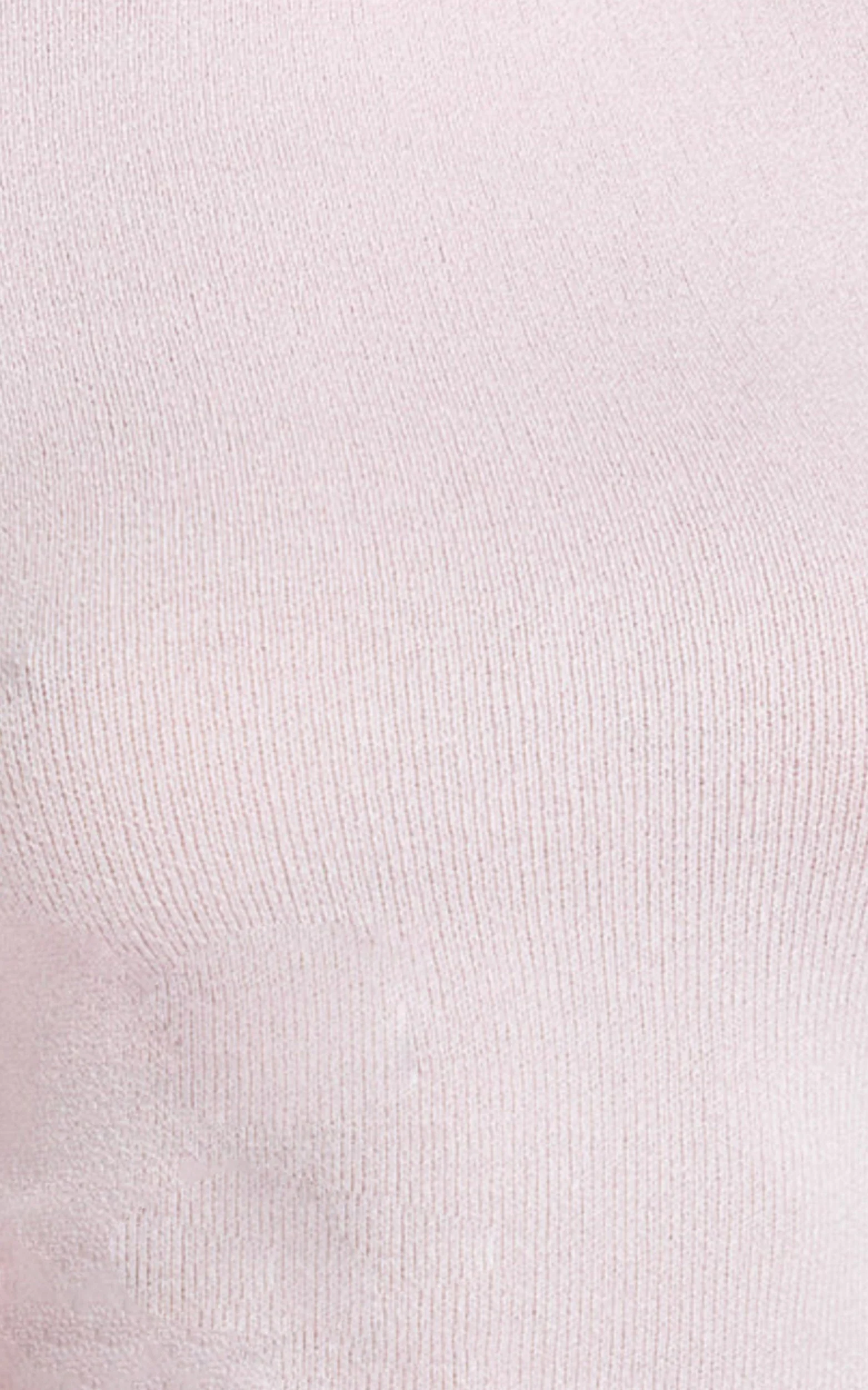 Ondine Mini Dress - Knit Long Sleeve Bodycon Dress in Pink
