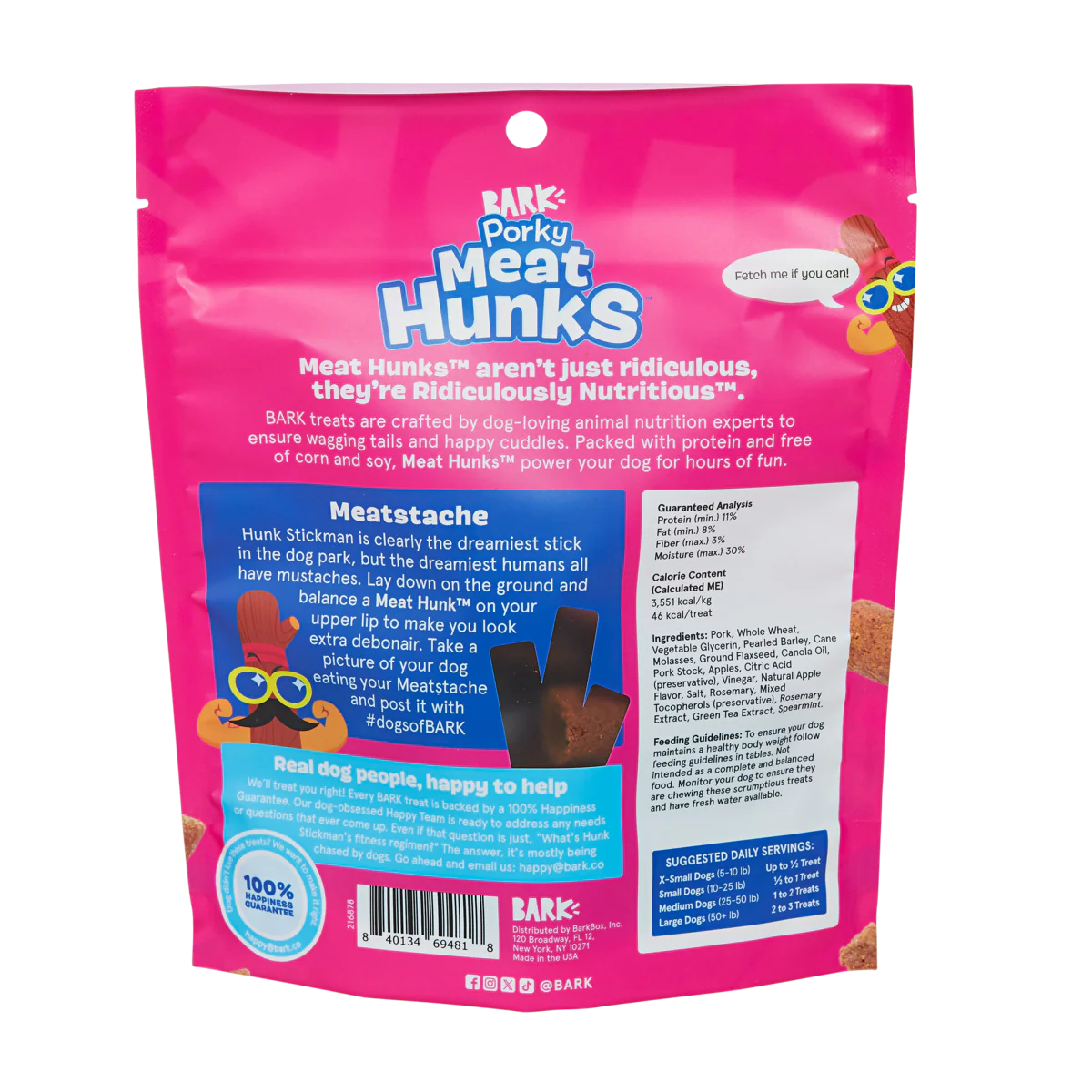 Extra Treats Club, Variety Treat Bags, 4 Oz Each, 2 Ct