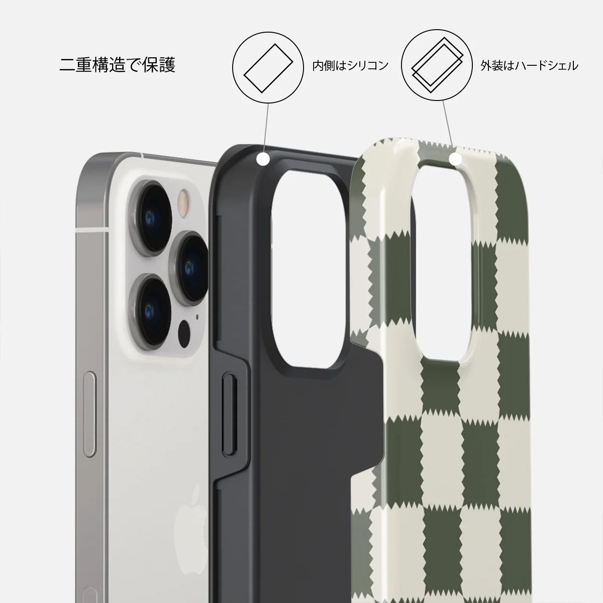 Retro Grid - iPhone 13 Pro Max ケース