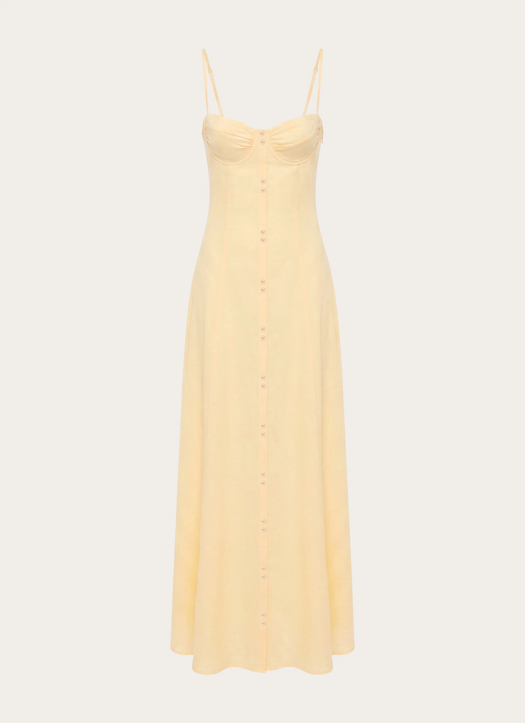 Samah Maxi Dress - Lemon - luluinthesky
