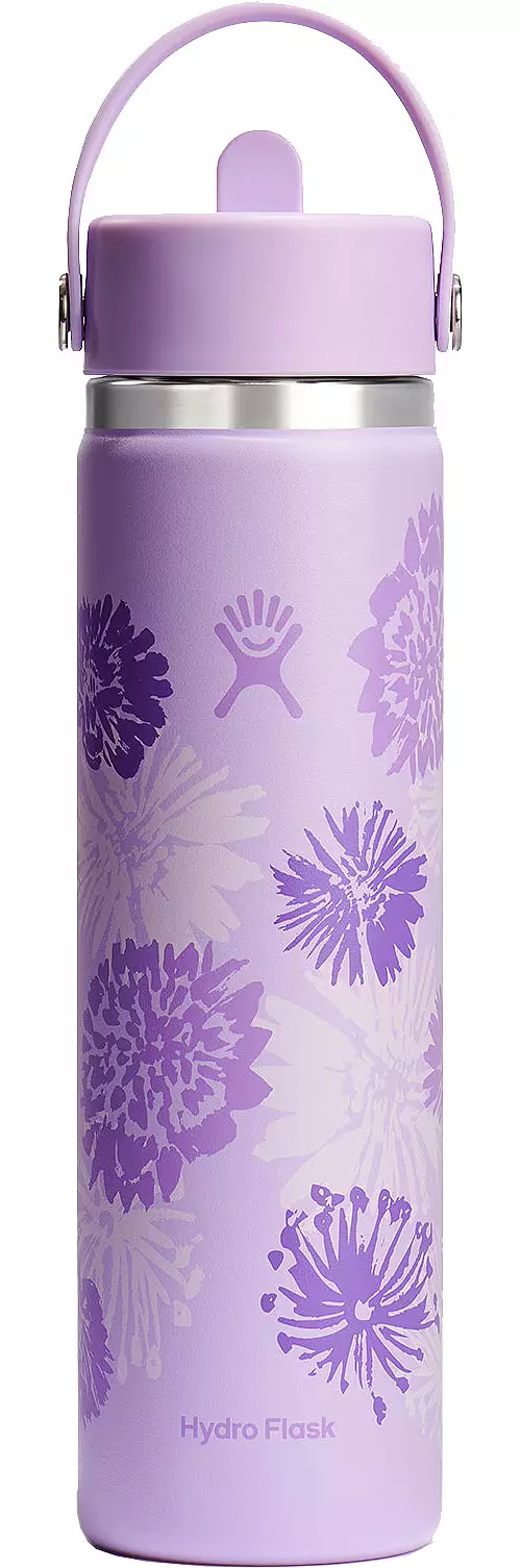 Hydro Flask 24 oz. Wide Mouth Bottle with Flex Straw Cap Pixie/Almond