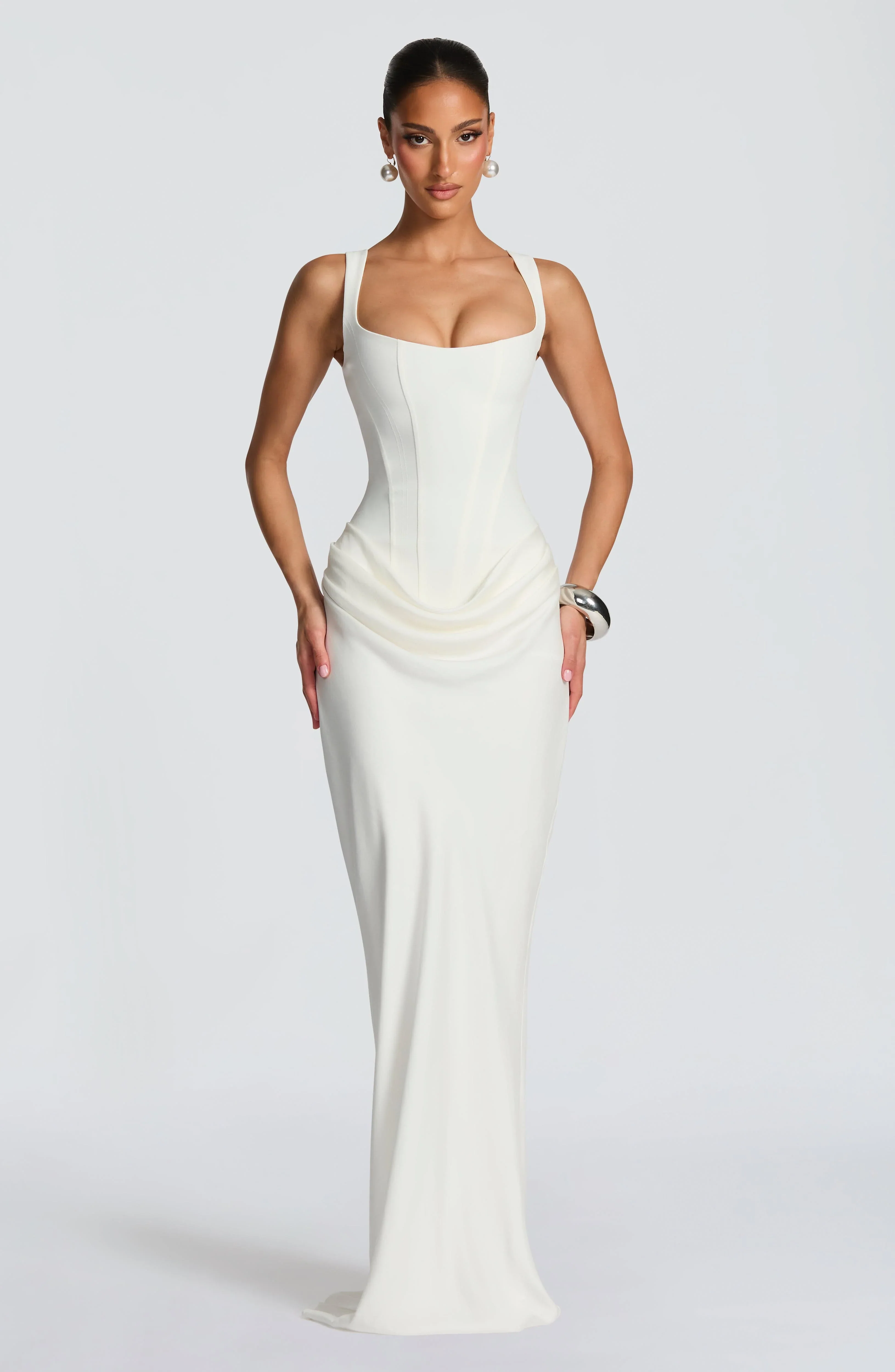 Cornelia Maxi Dress - Ivory