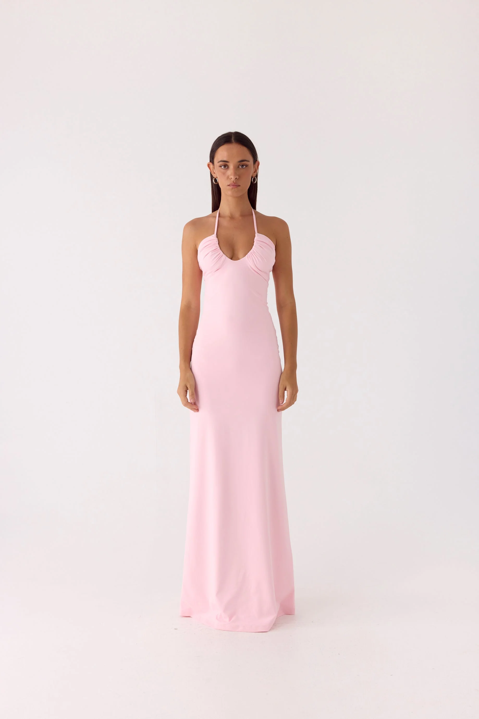 Xola Maxi Dress - Pink - luluinthesky