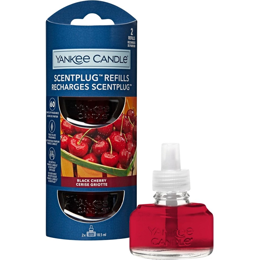 Yankee Candle Dyfuzor z wtyczką zapachową Scentplug Refill Czarna wiśnia