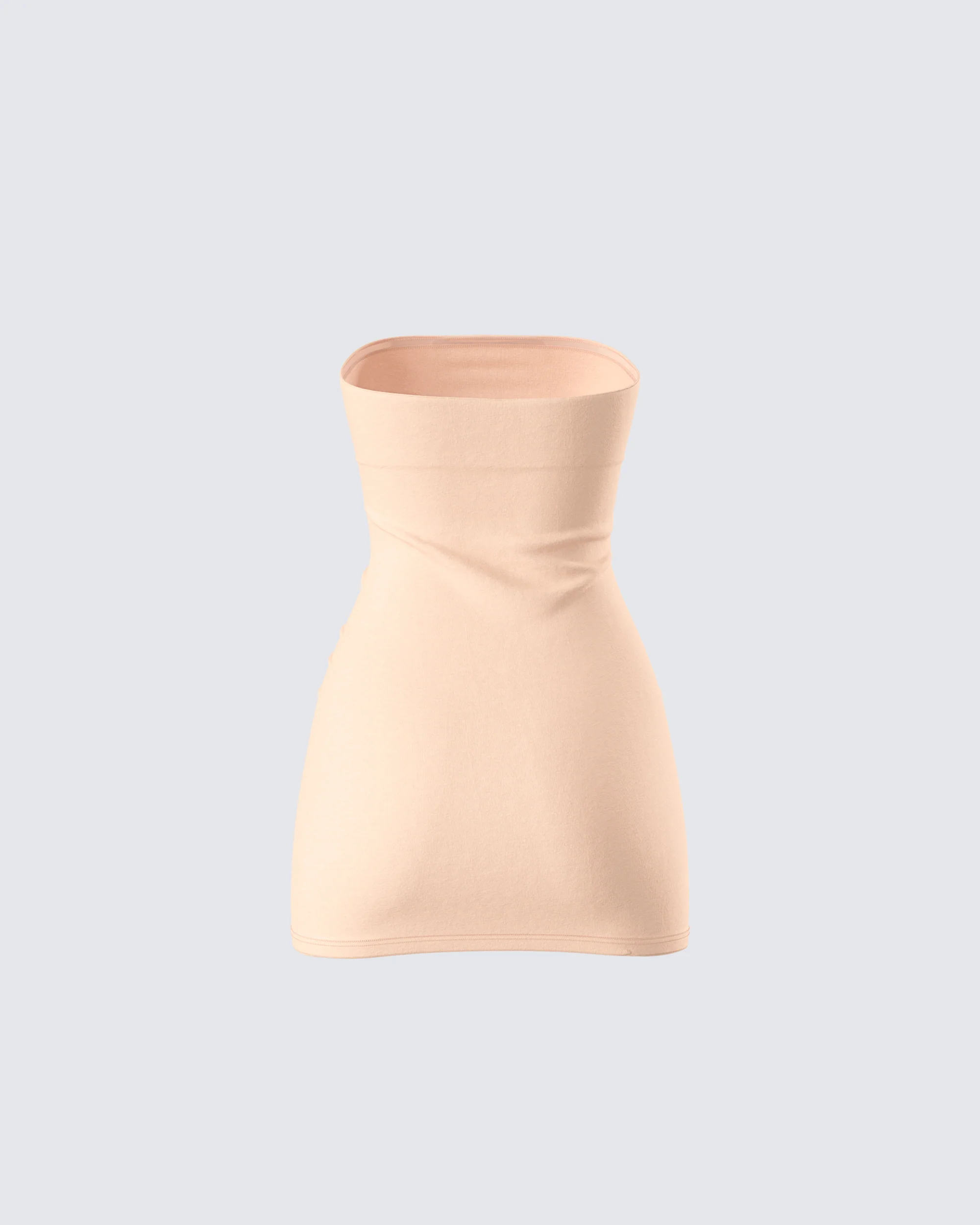Maxine Beige Jersey Tube Dress