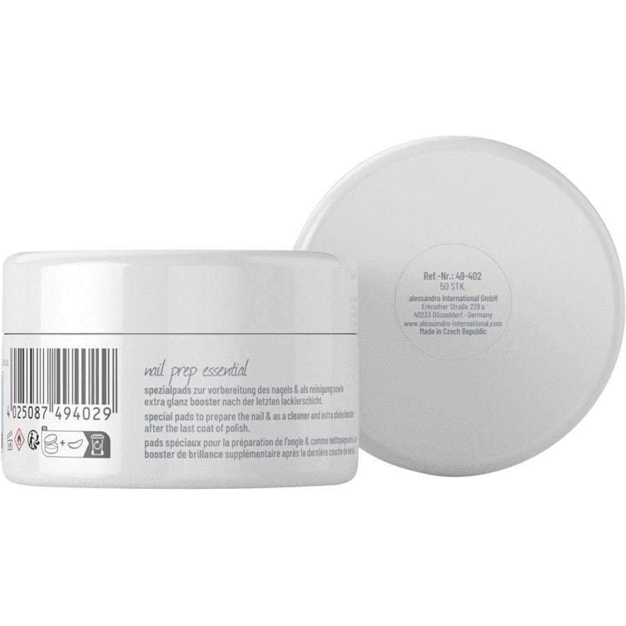 Alessandro Striplac UV Colour Prep & Shine Pads