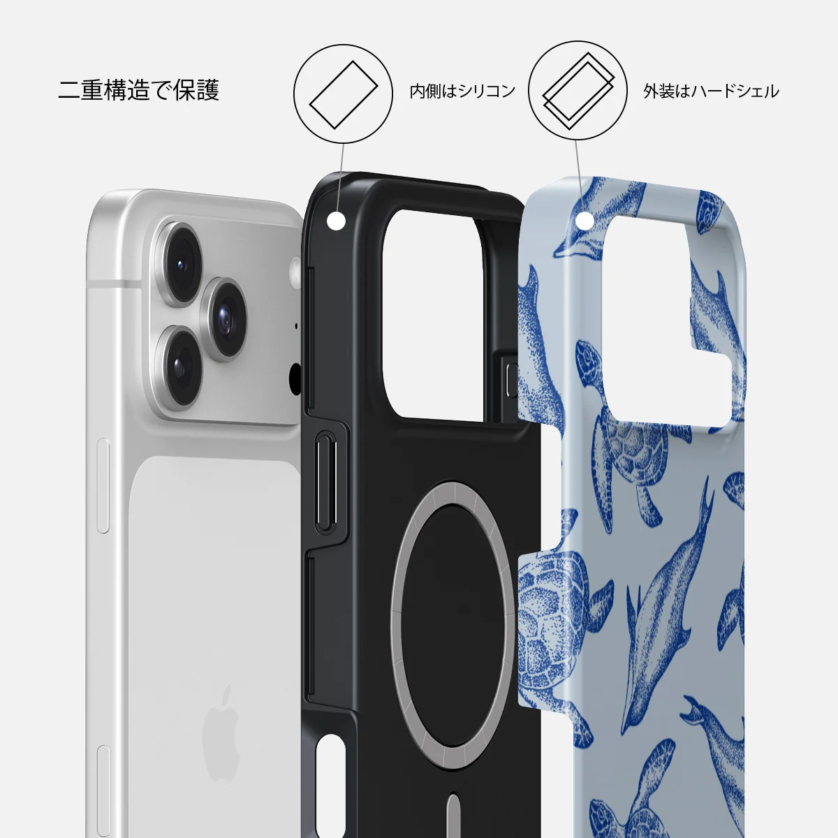Aquatic Dance - iPhone 18 Pro ケース