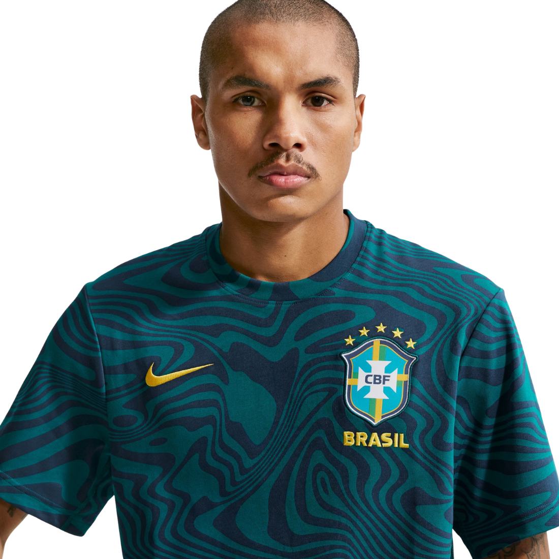 NIKE Brazil Primary Men's Training Jersey Green IB6223-381