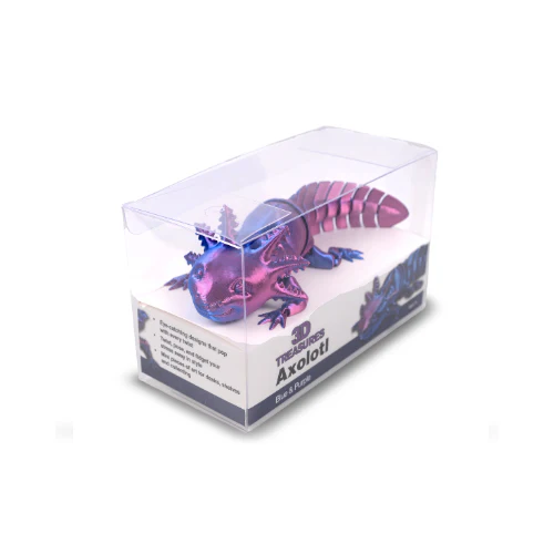 3D Treasures 3D-Printed Axolotl Fidget Toy (1pc)