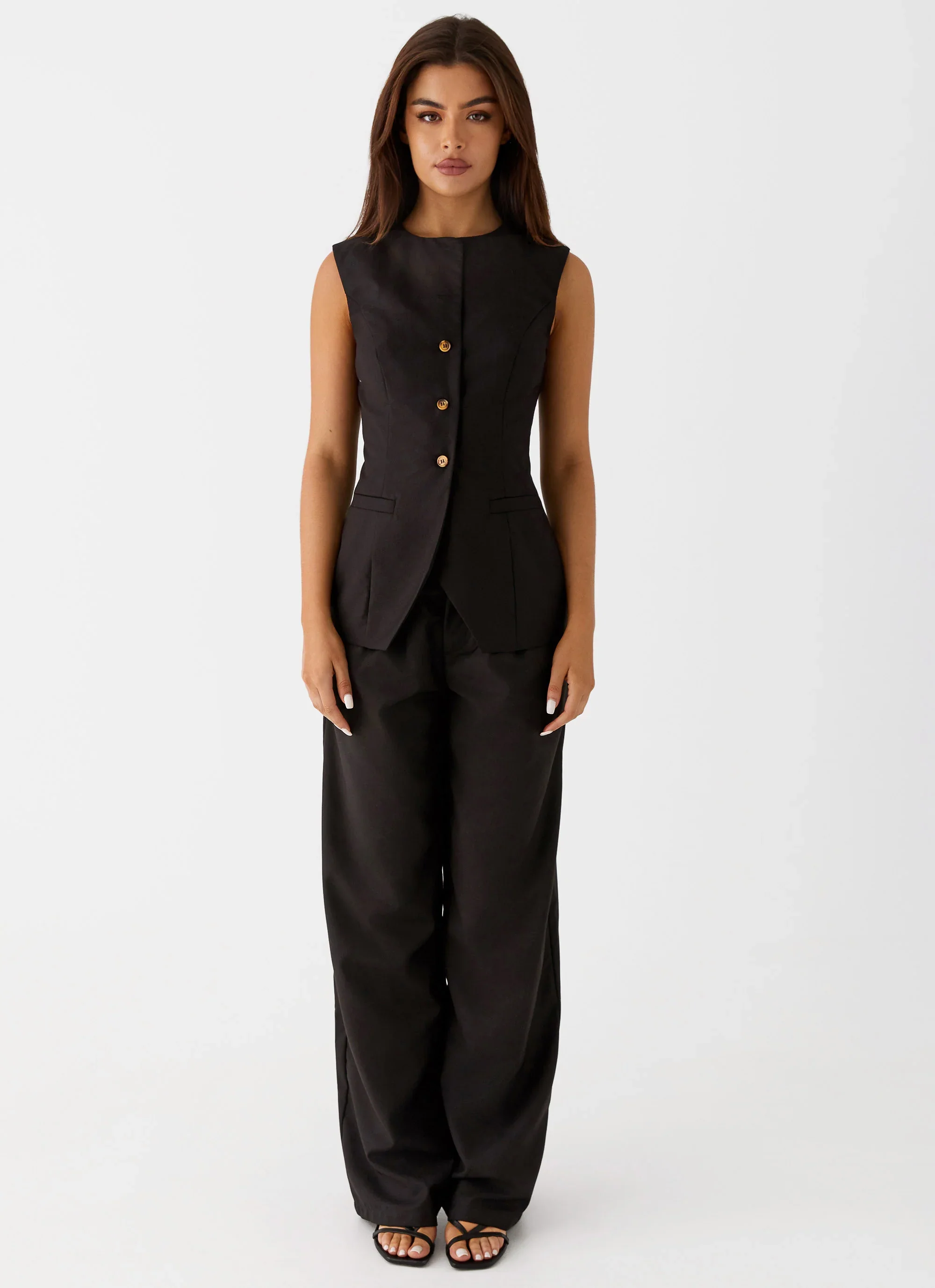 Siena Style Tailored Pants - Black