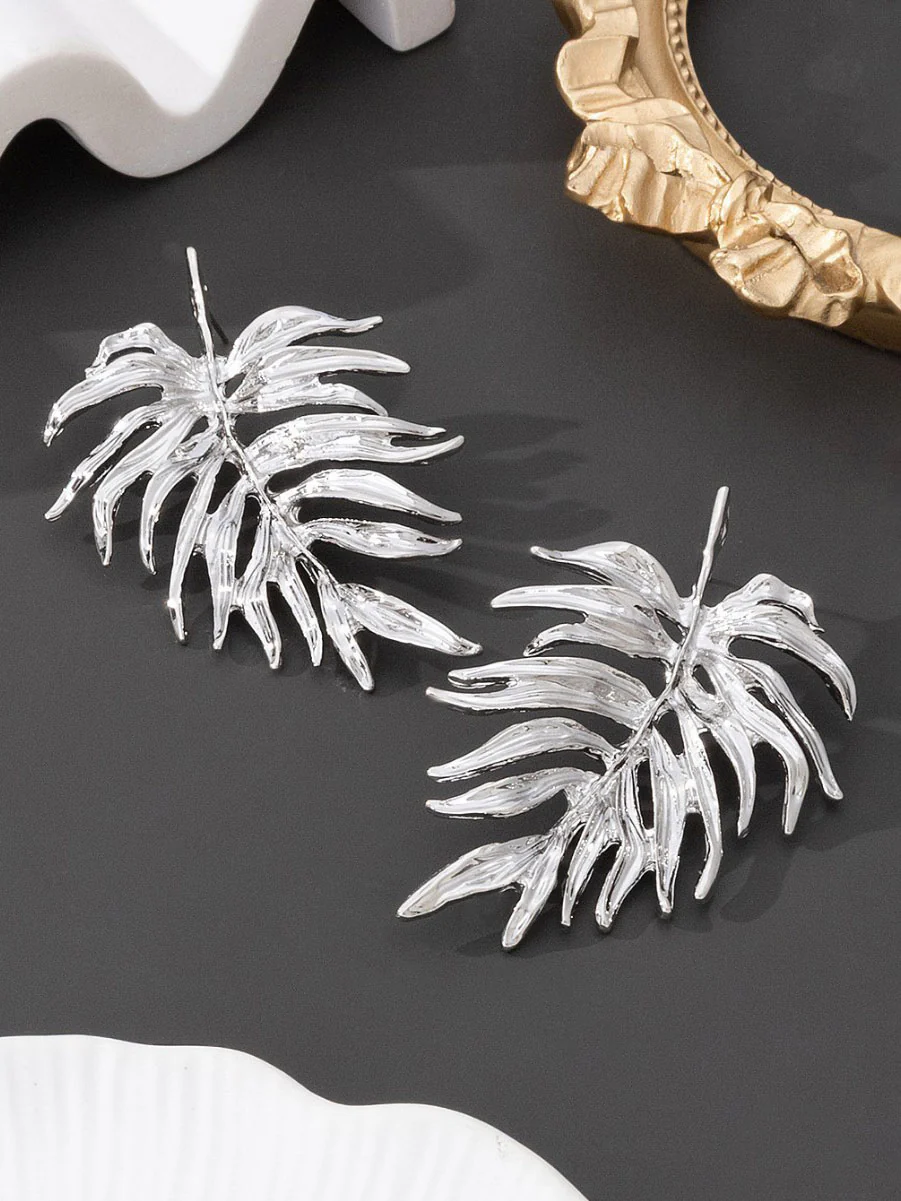 Geometric Leaves Shape Earrings Accessories