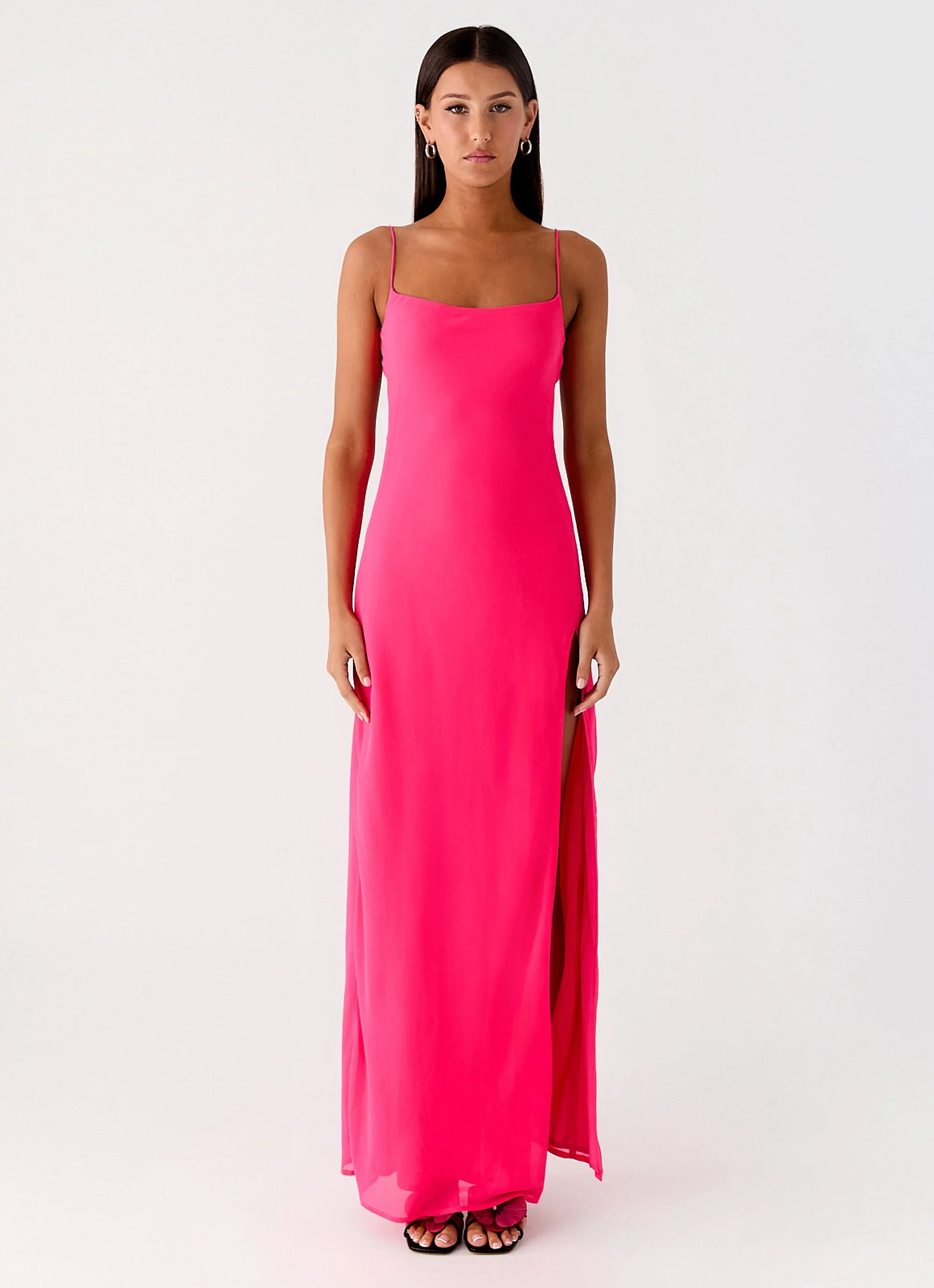 Alouette Maxi Dress - Fuchsia