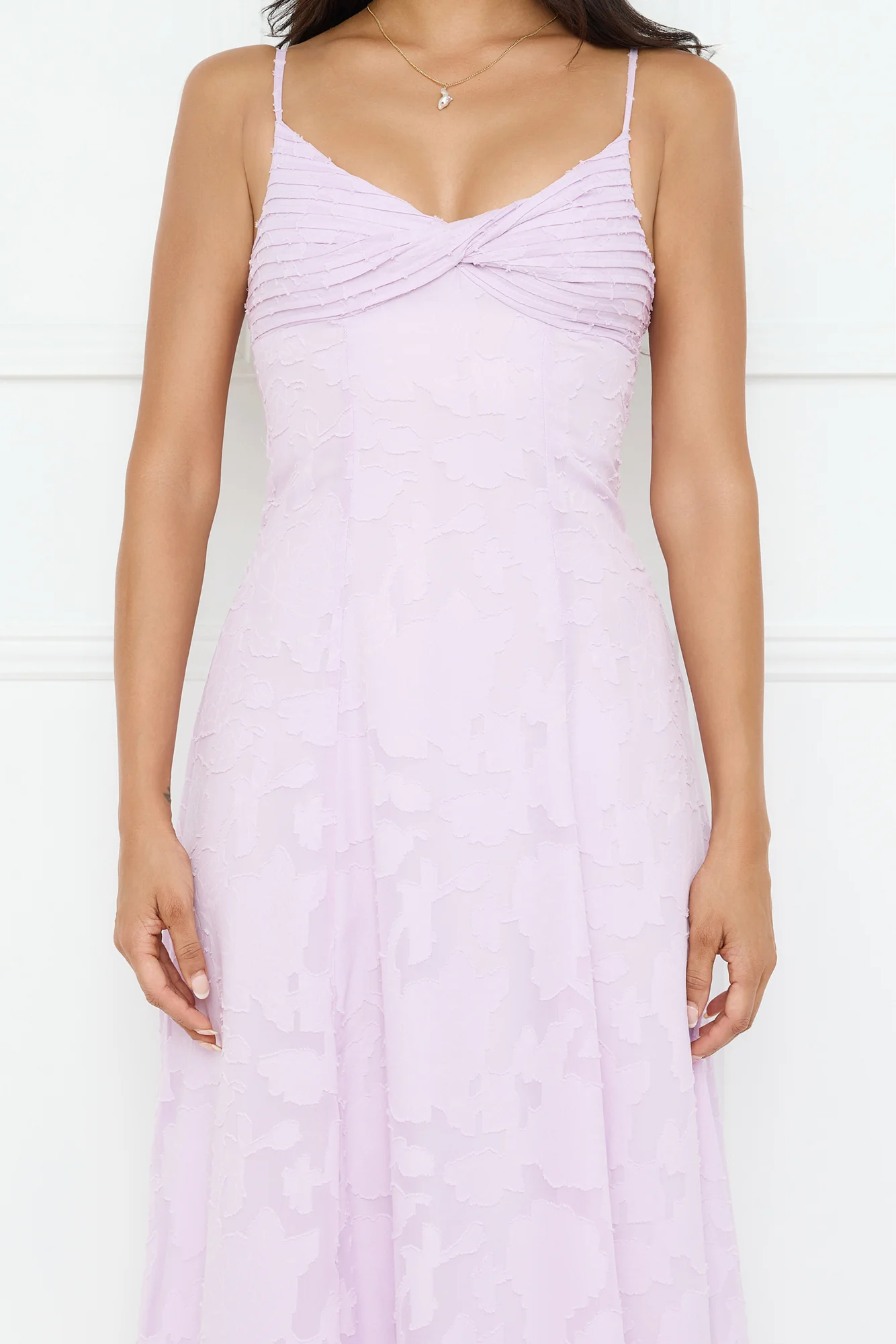 Pine Blossom Maxi Dress Lilac